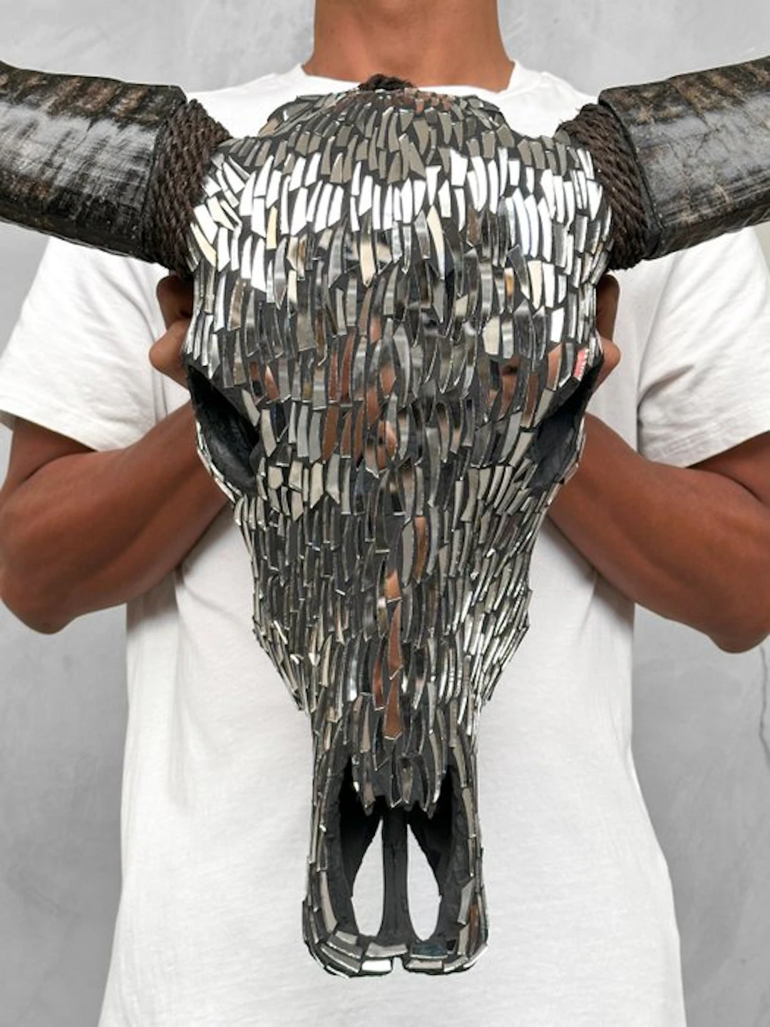 NO RESERVE PRICE - Stunning Large Buffalo skull with...