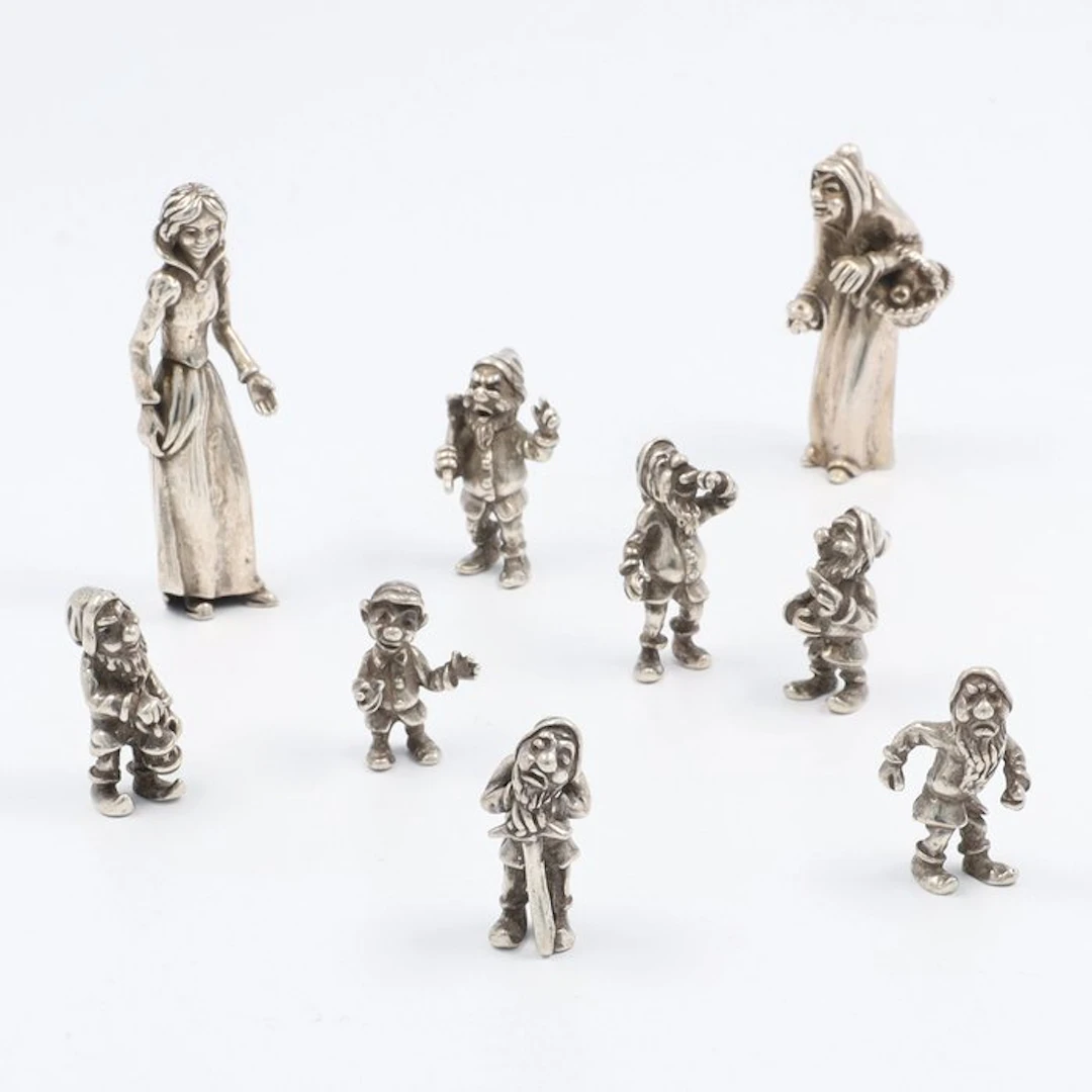 Miniatuur "Sneeuwwitje en de zeven dwergen" - Miniature...