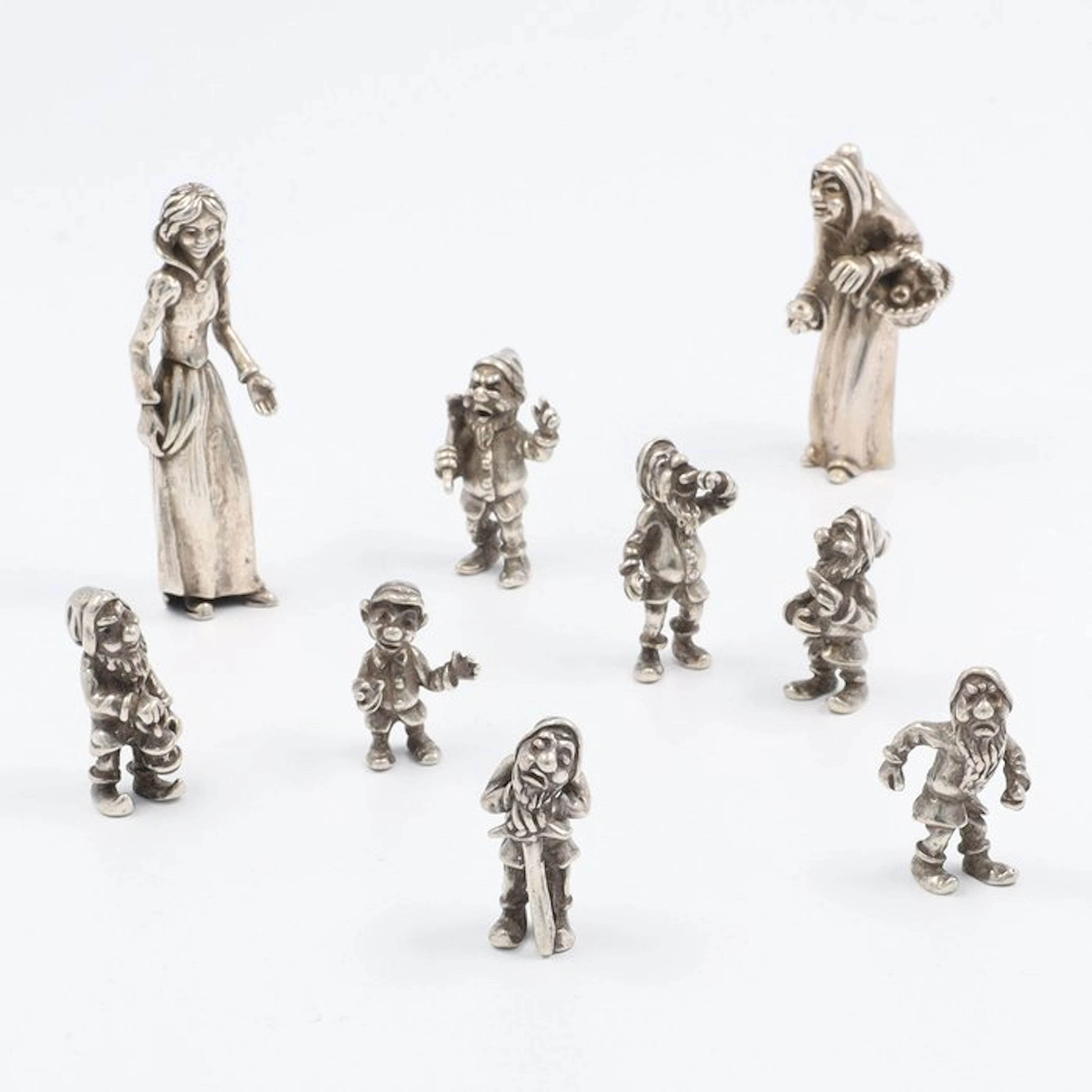 Miniatuur "Sneeuwwitje en de zeven dwergen" - Miniature...