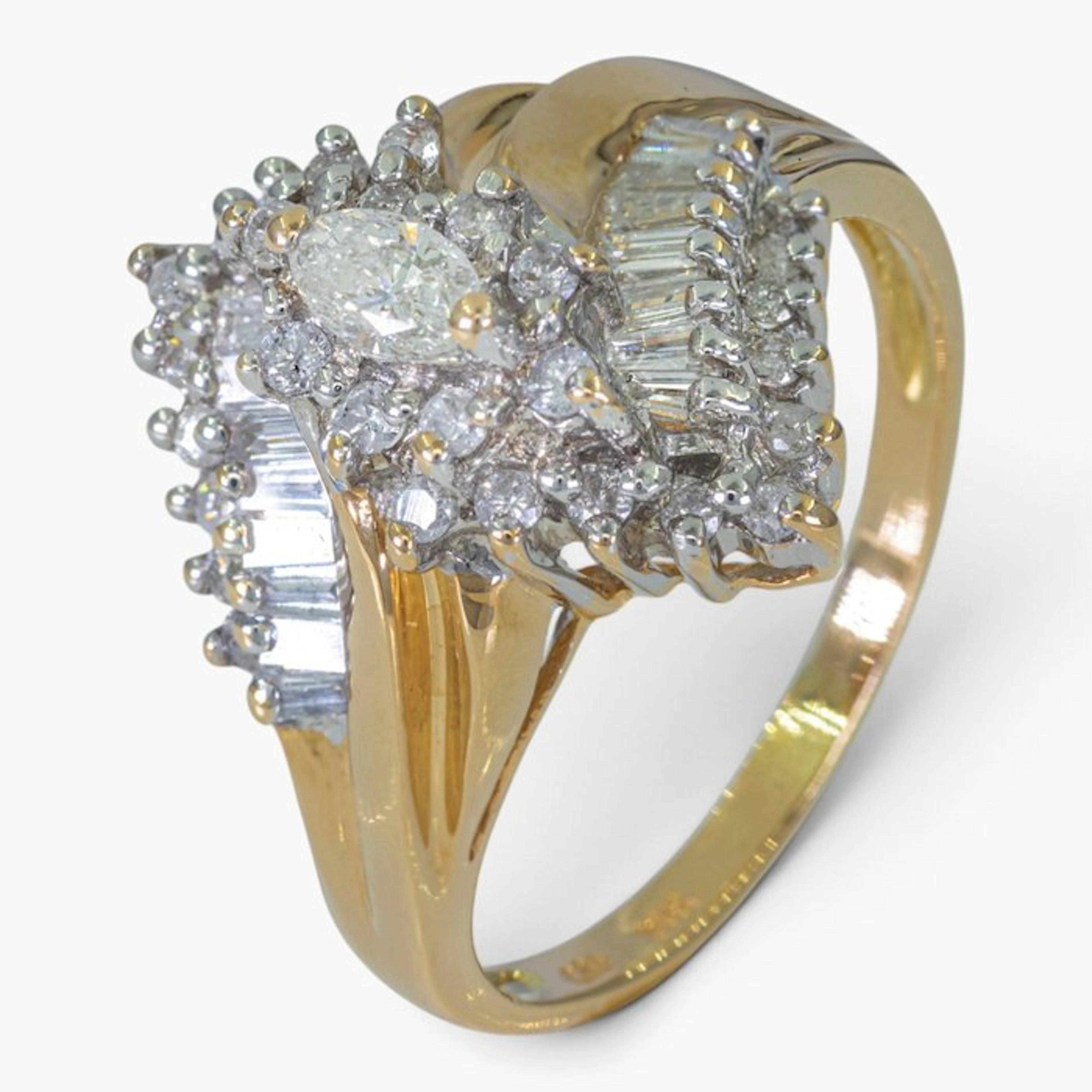 No reserve price - Ring - 14 kt