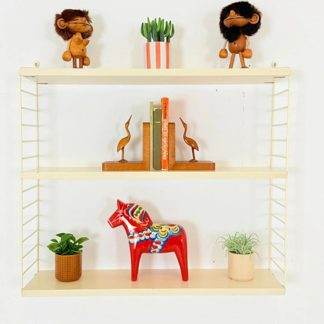 String - Shelving unit - Wood, Metal