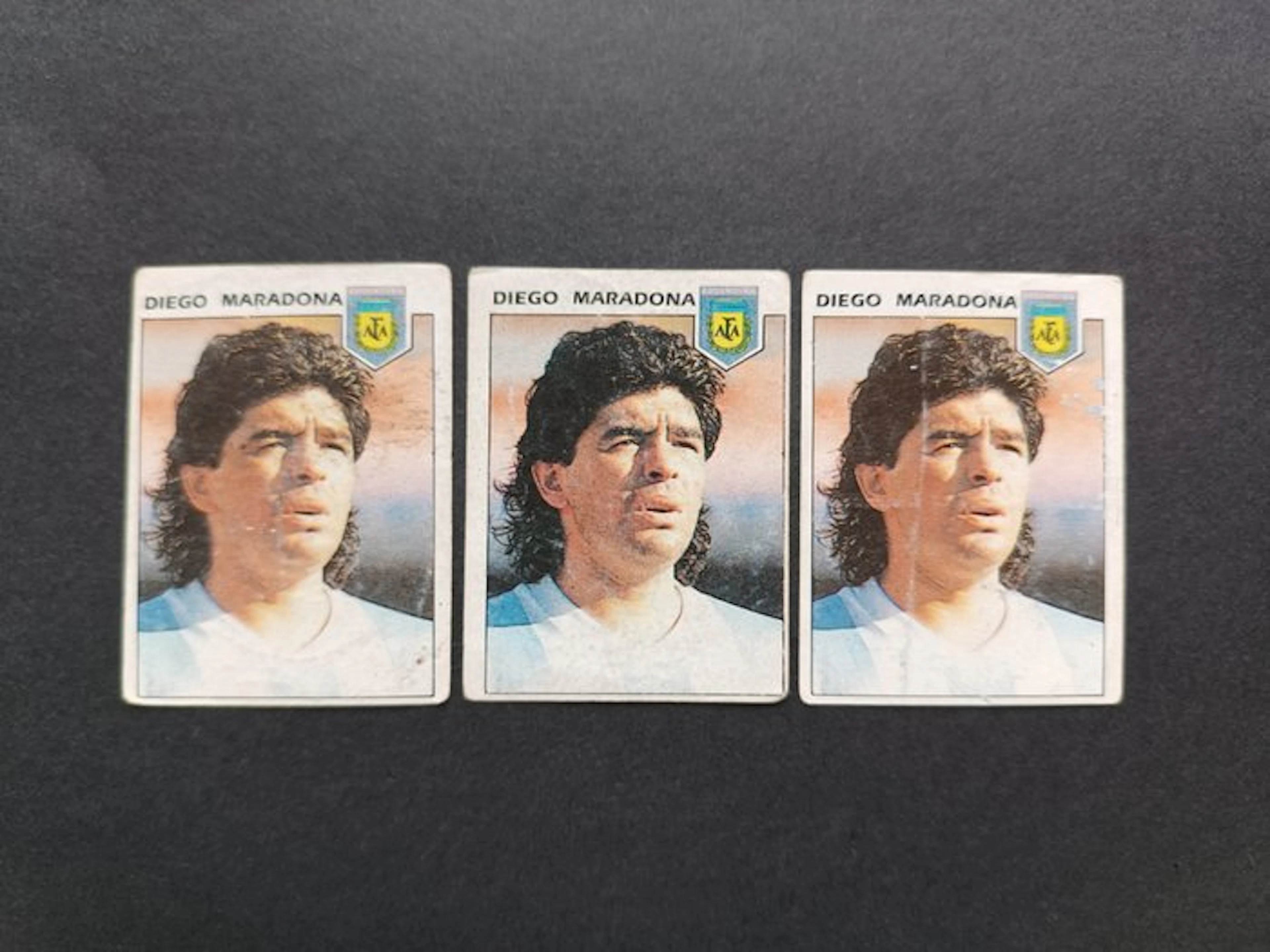 Panini Diego Armando Maradona - Lotto 3 Figurine Diadora...