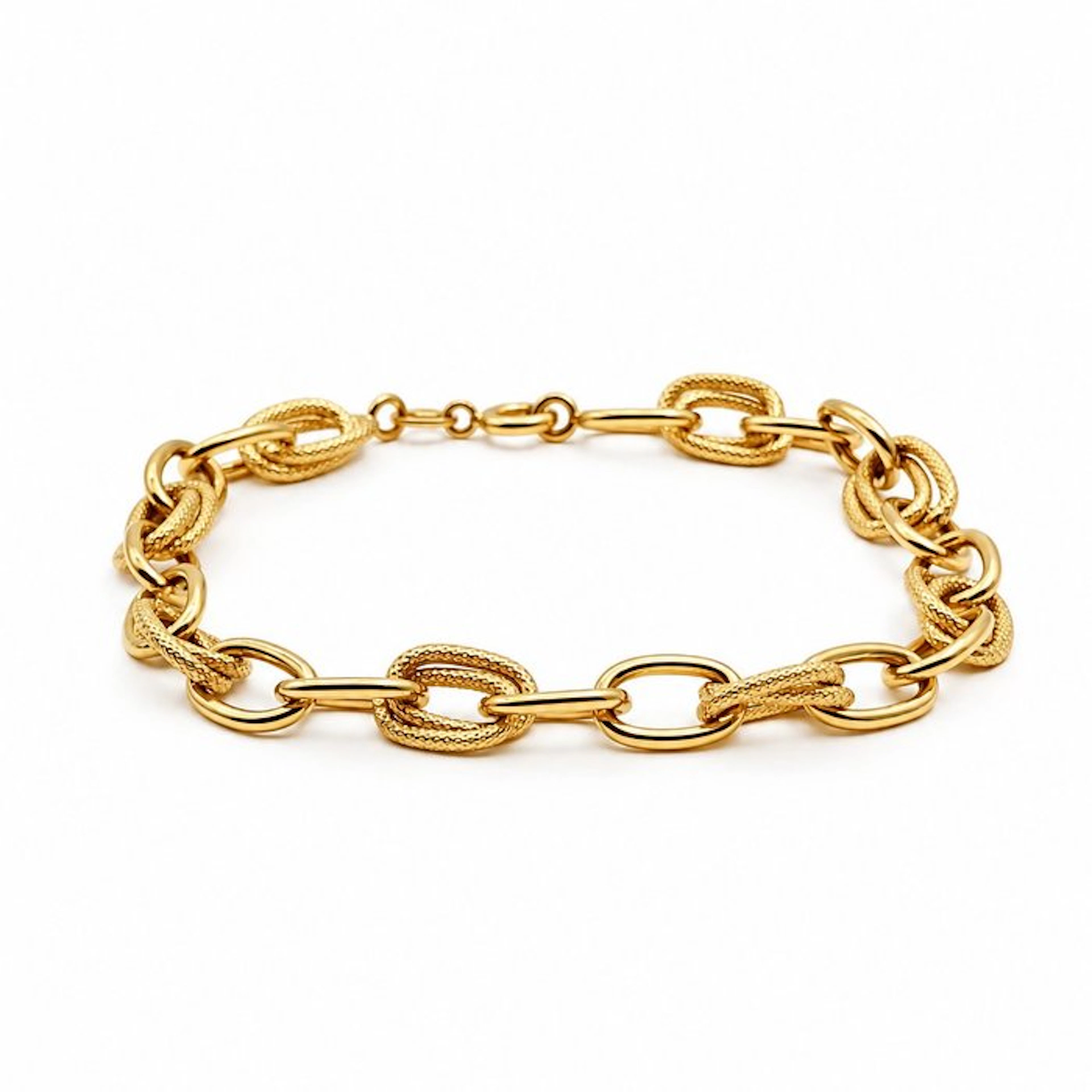 No reserve price - Bracelet - 18 kt. Yellow gold - Made in Italy - Handmade