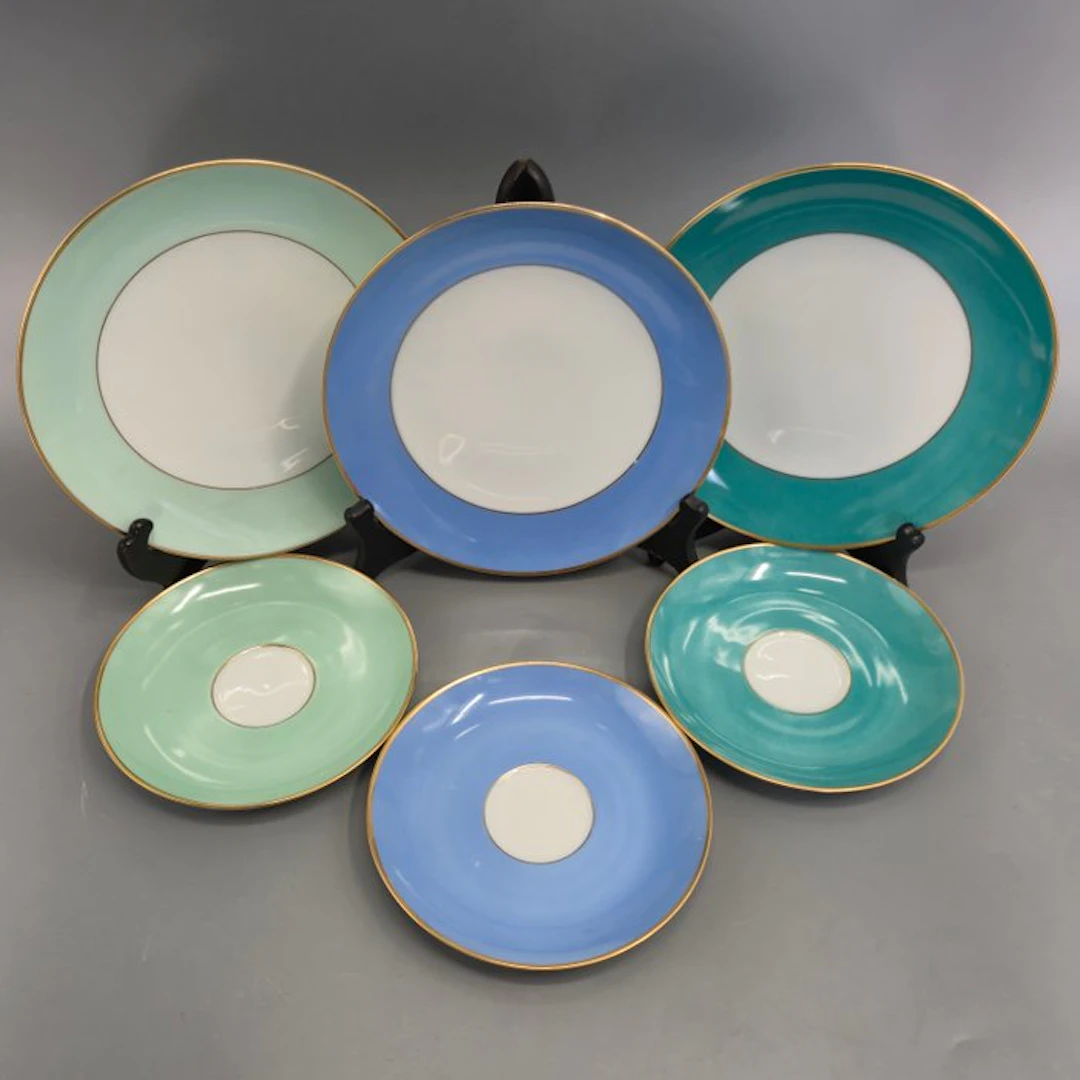 Dinner set - FÜRSTENBERG Porzellan Teller Set – Pastell...