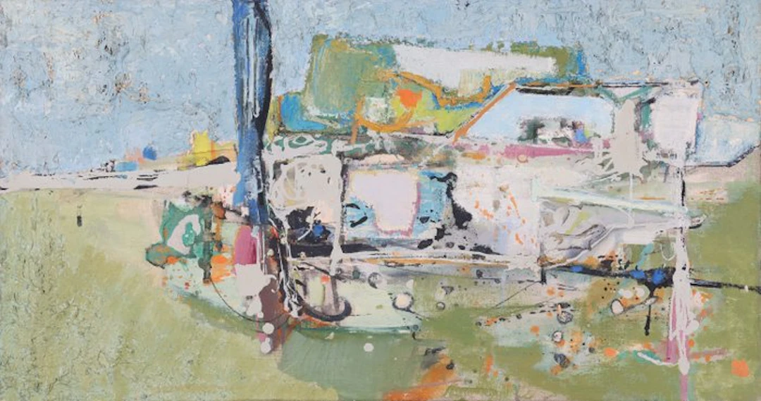 Gerard Verdijk (1934–2005) - Abstraherend landschap