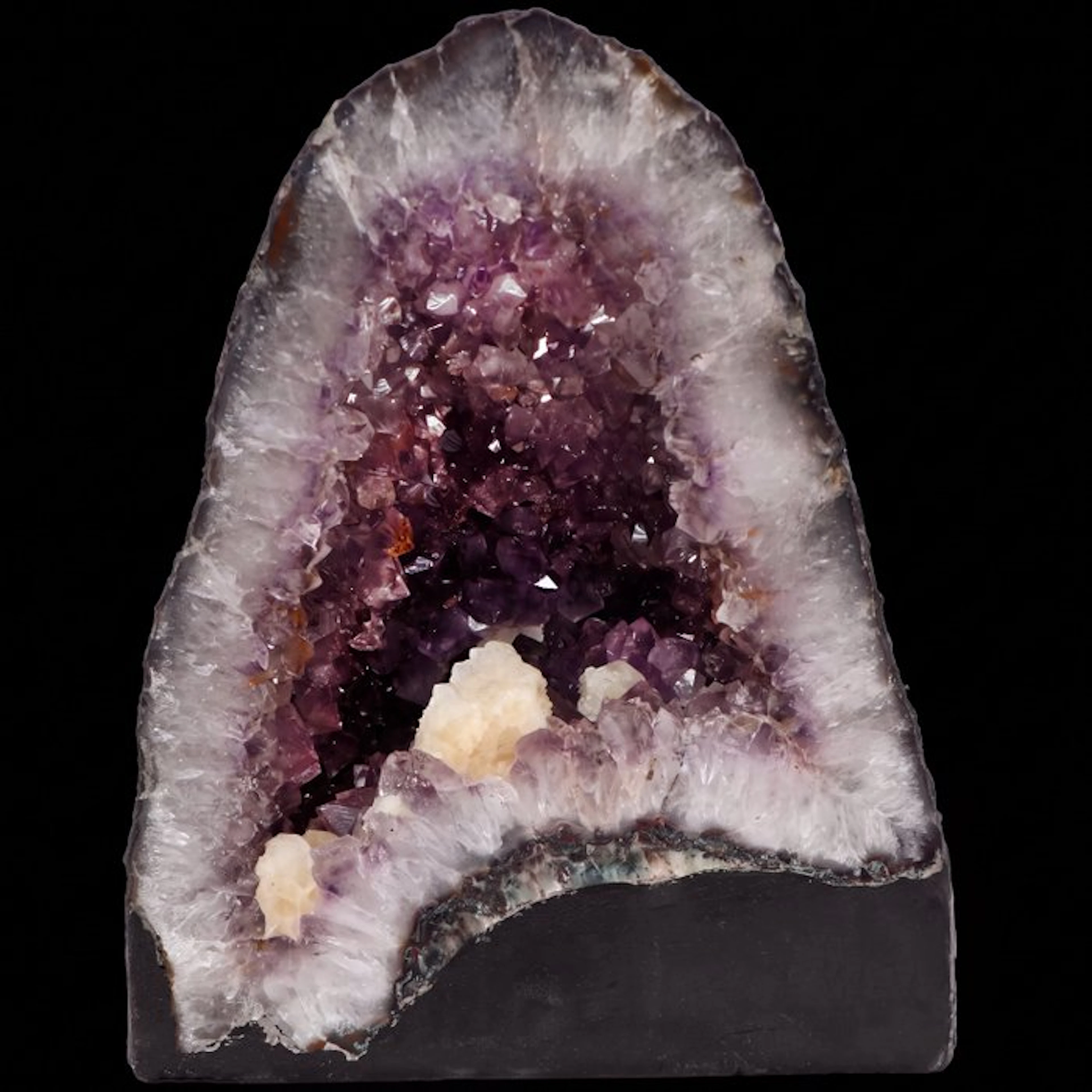 Vivid Amethyst - Geode - 27x21x17 cm- 8.6 kg