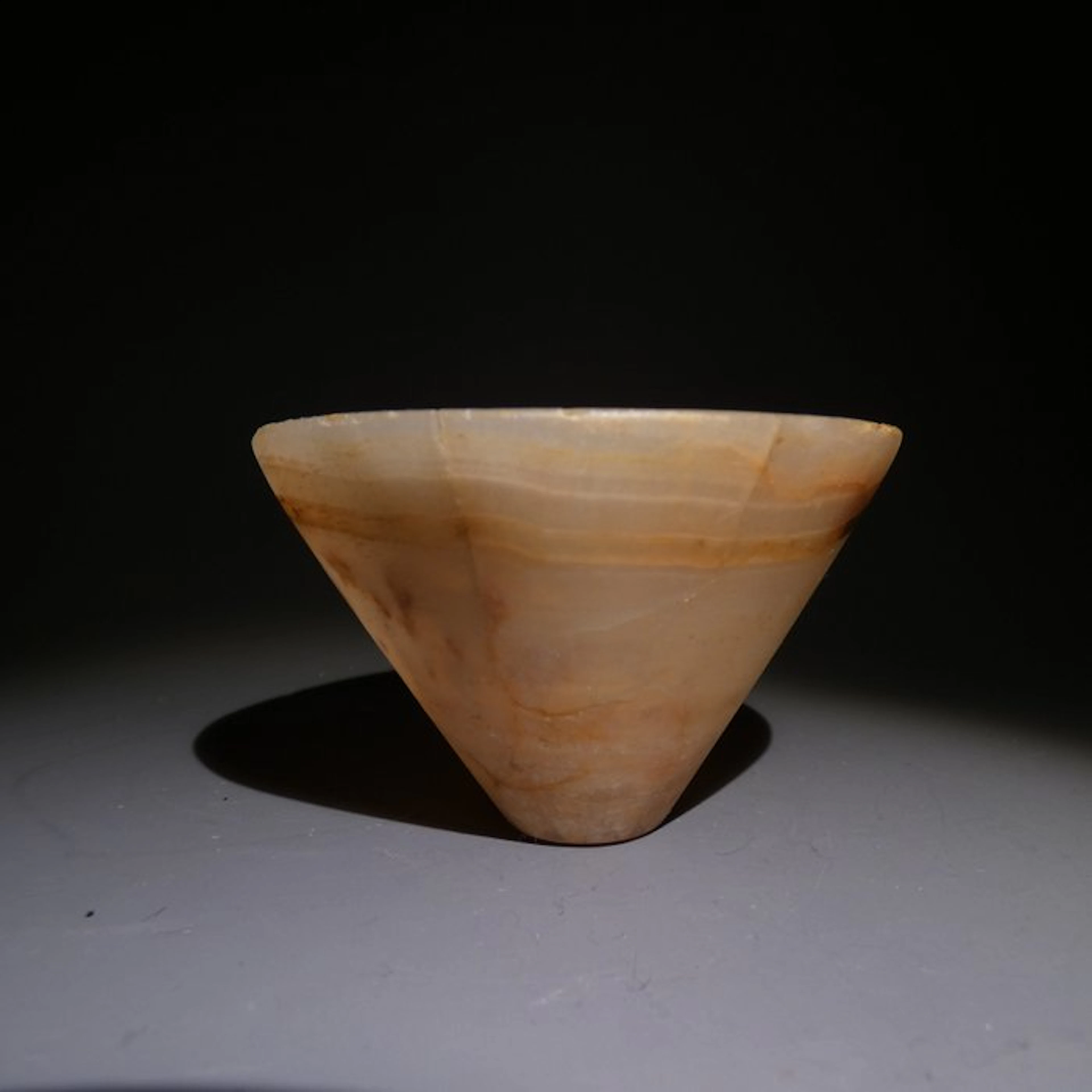 Ancient Egyptian Alabaster Vessel Cup