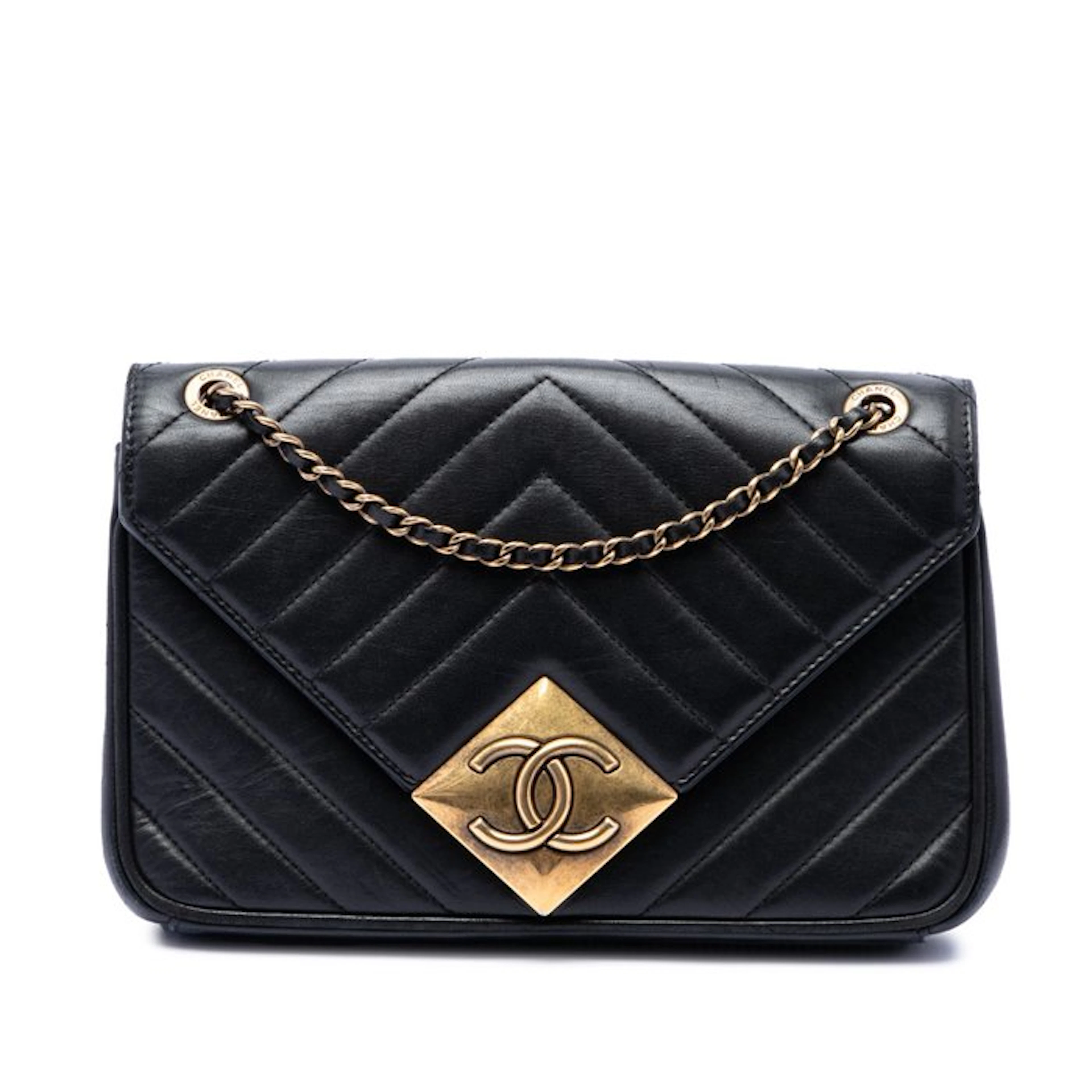 Chanel - CC Quilted Lambskin Pyramid Flap - Bag
