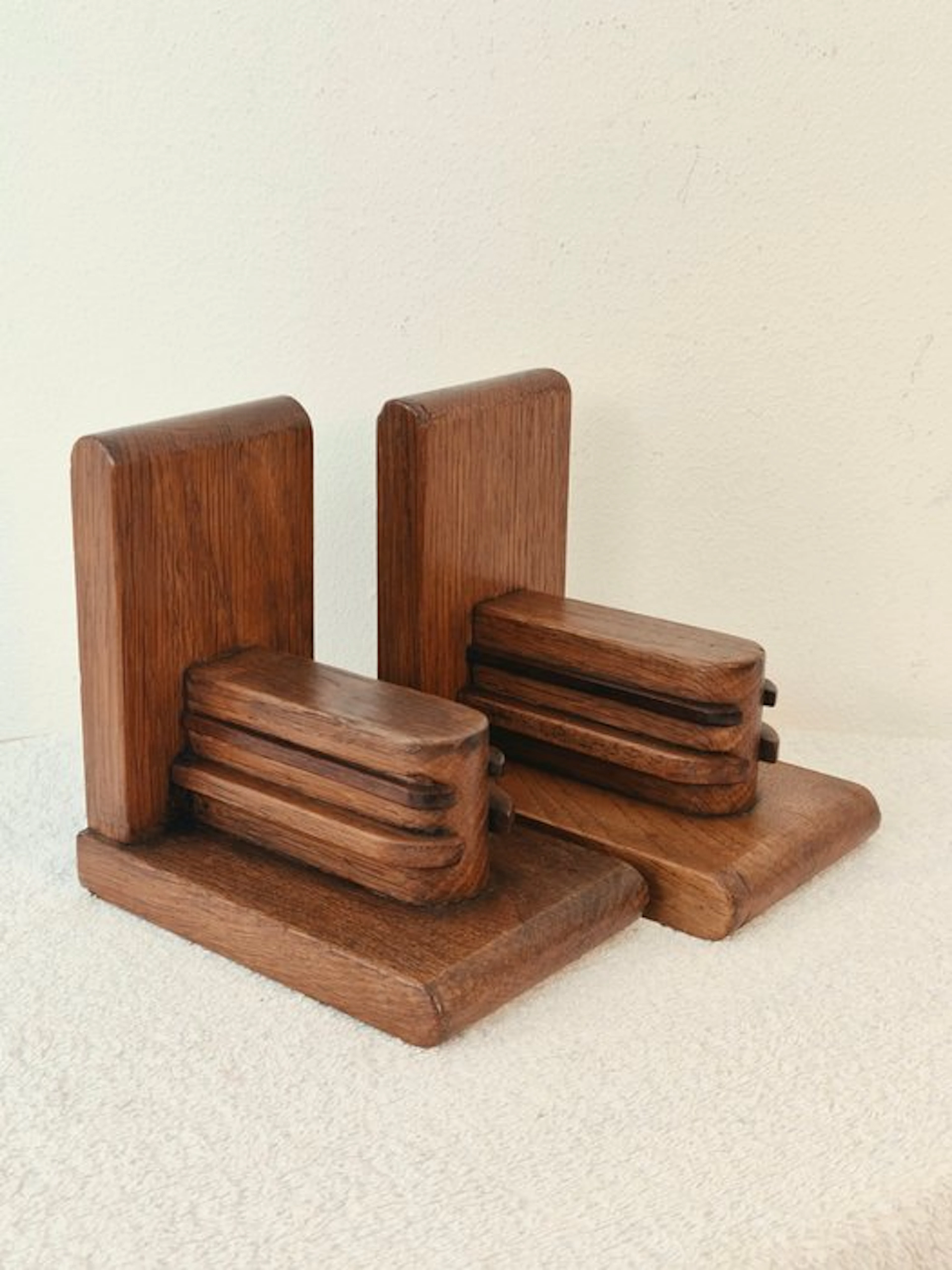 Bookends (2) - Wood - The Hague School