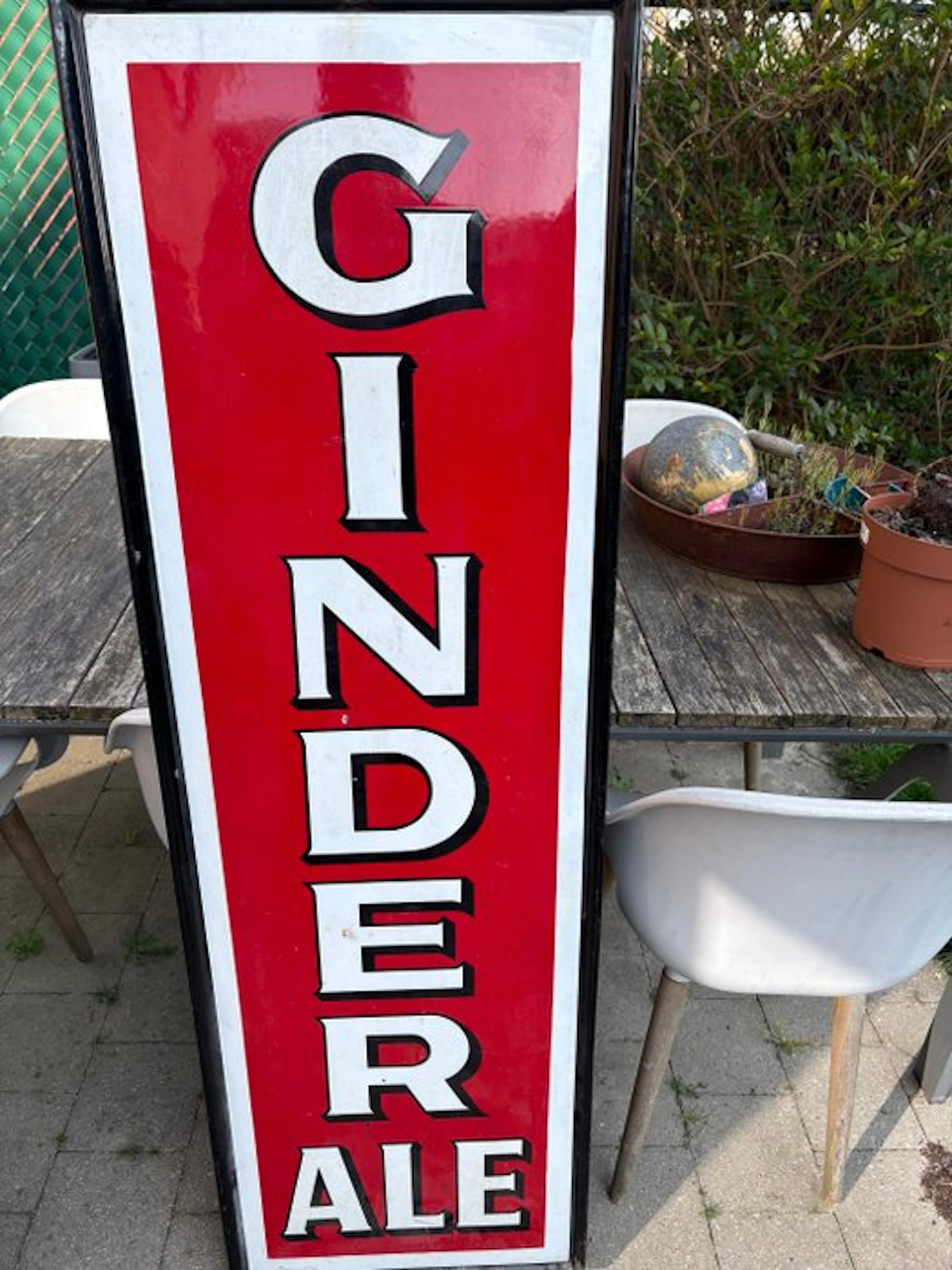 Ginger Ale - Enamel sign - Enamel