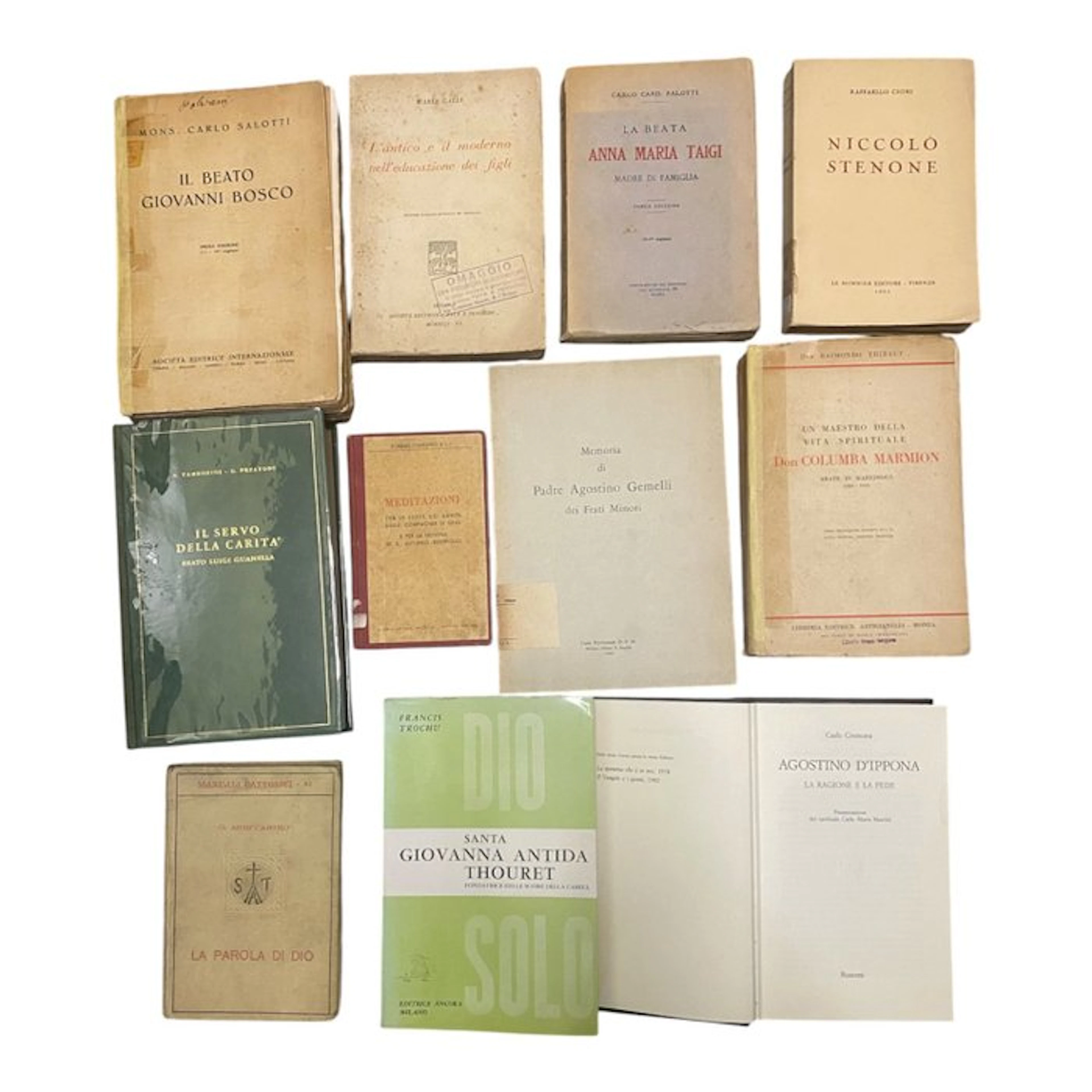11 volumi - Agiografia e Spiritualità Cattolica - 1930-1980