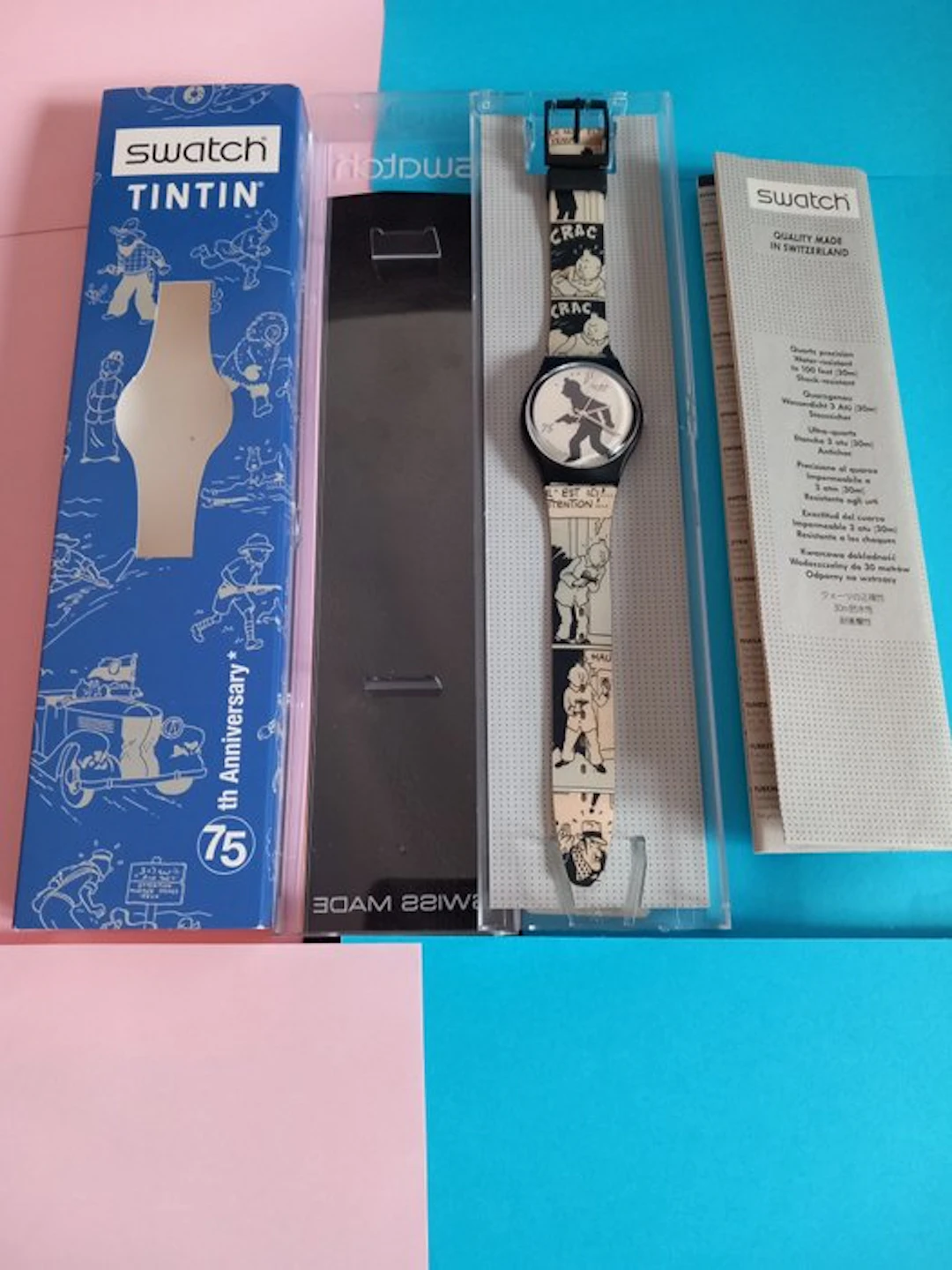 Moulinsart / Swatch - Montre 75th Anniversary 2004 - Tintin