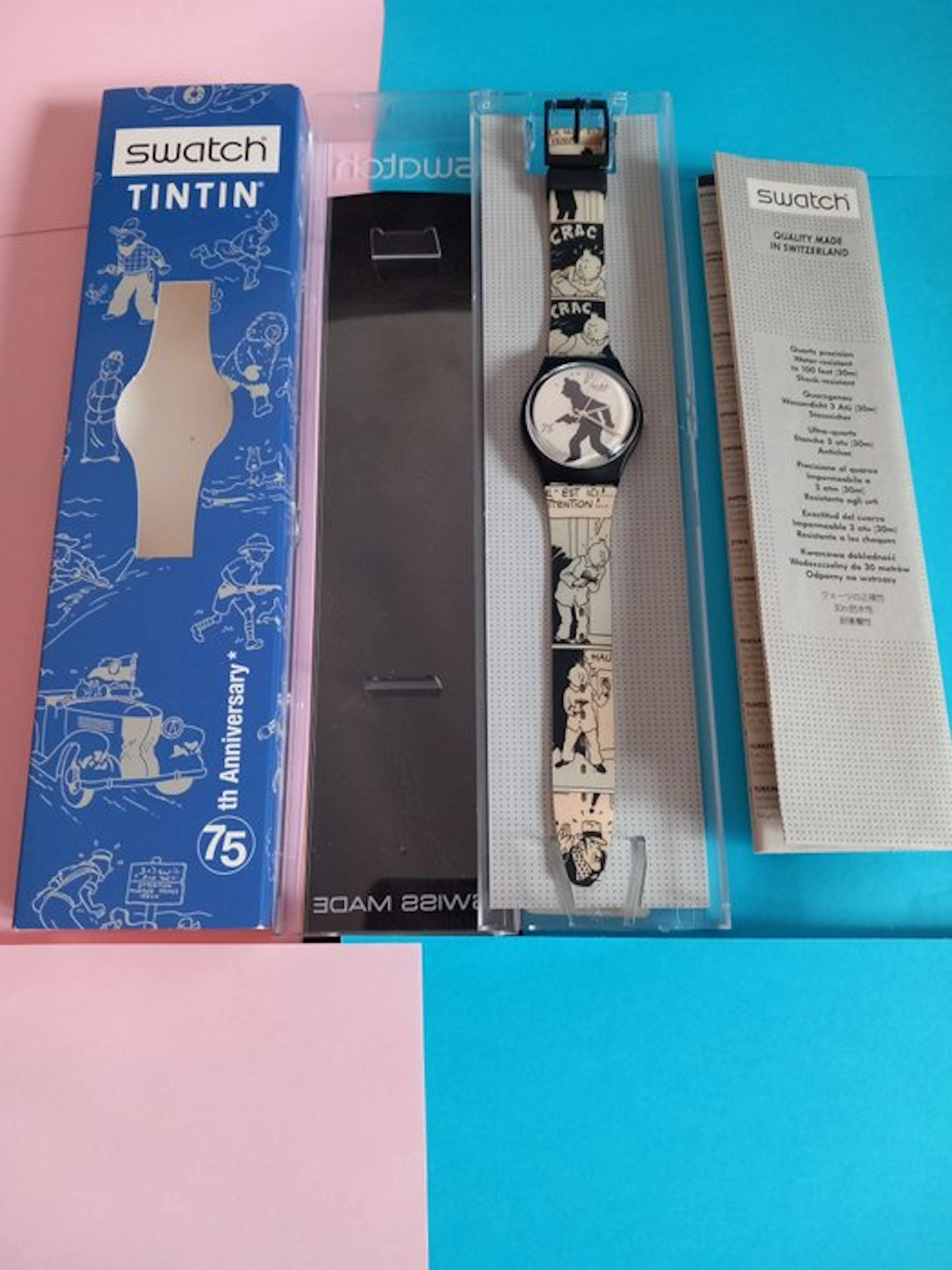 Moulinsart / Swatch - Montre 75th Anniversary 2004 - Tintin