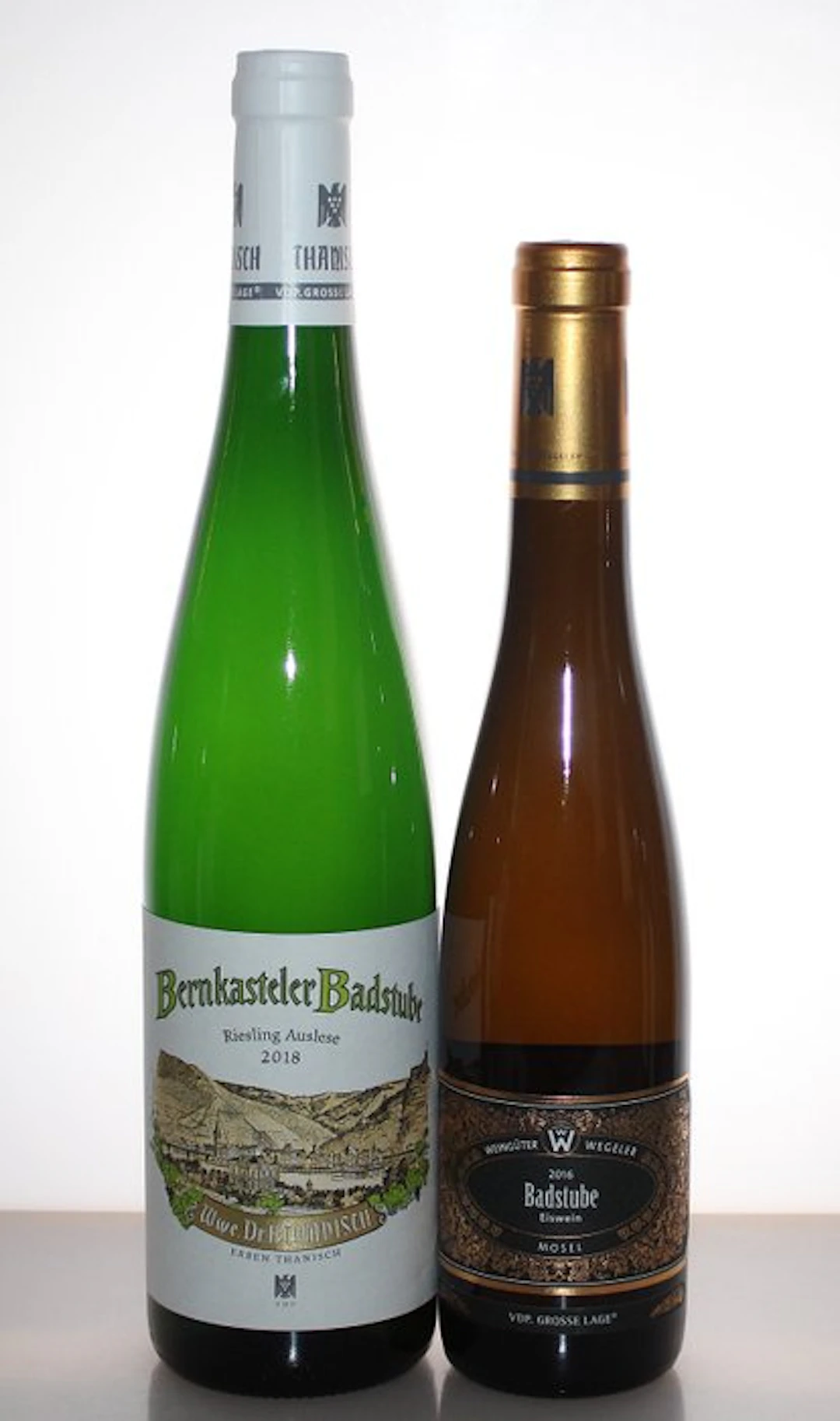 2016 + 2018 Riesling Eiswein + Auslese Bernkasteler...