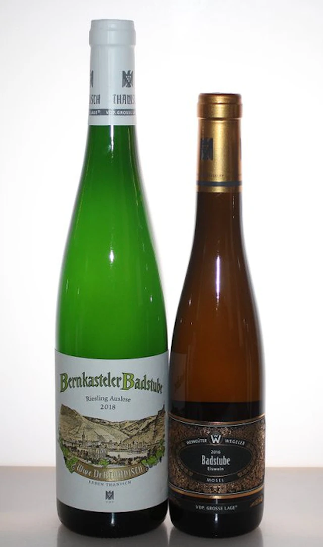2016 + 2018 Riesling Eiswein + Auslese Bernkasteler...
