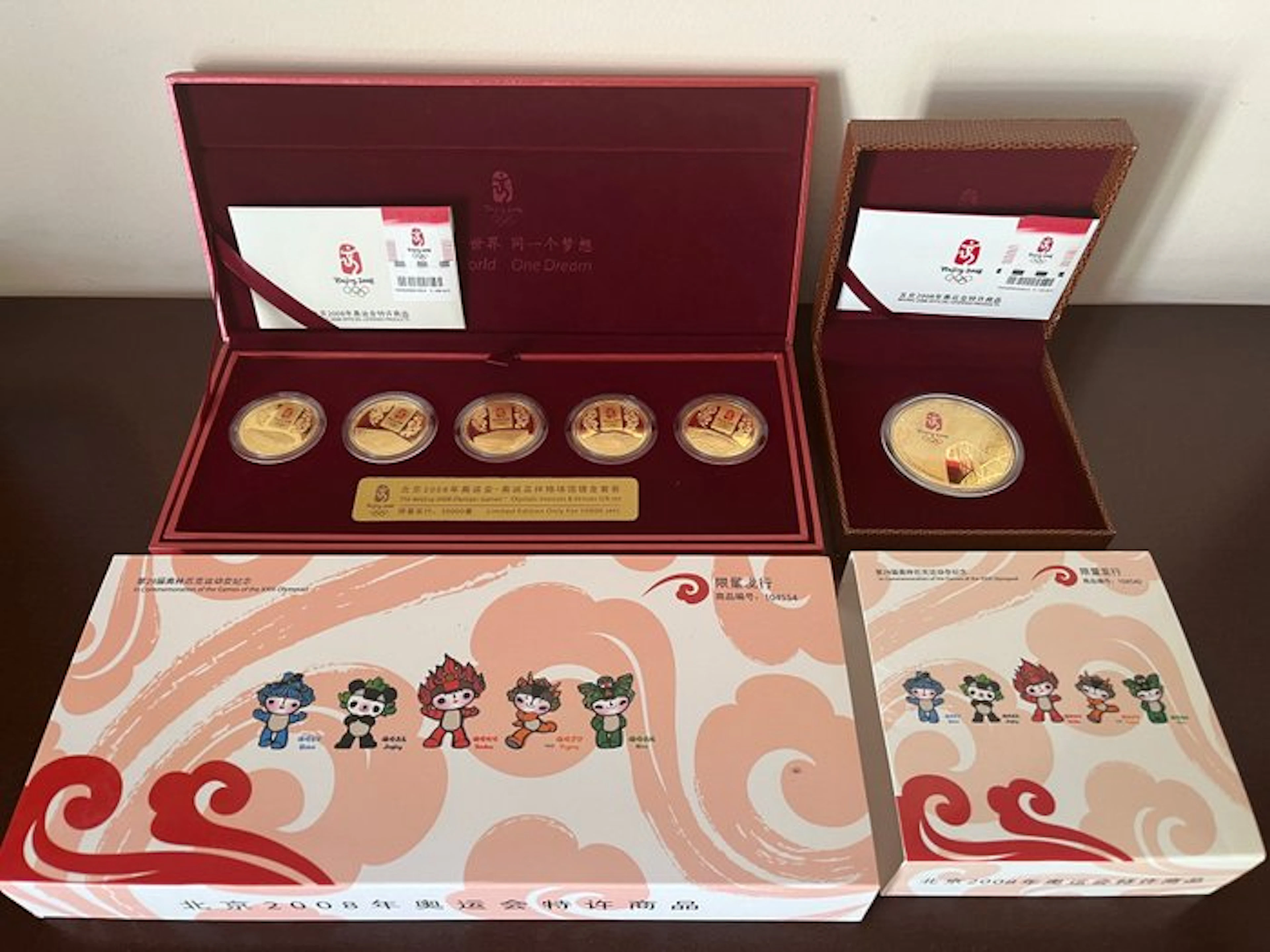 Beijing Olympic Games – Official 24K Gold-Plated...