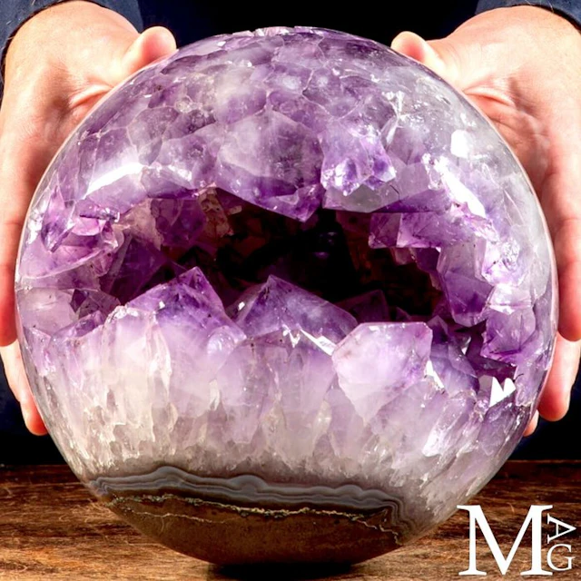 Incredible Quality Amethyst Sphere - Deep Purple Natural...
