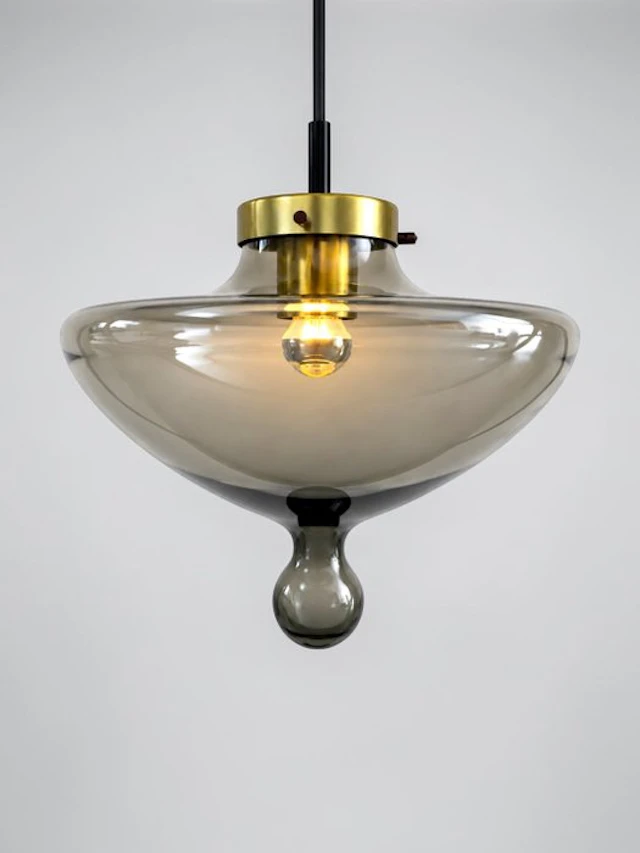 Raak Amsterdam - Hanging lamp - Mid-Century Hand-Blown - Glass - 1960s