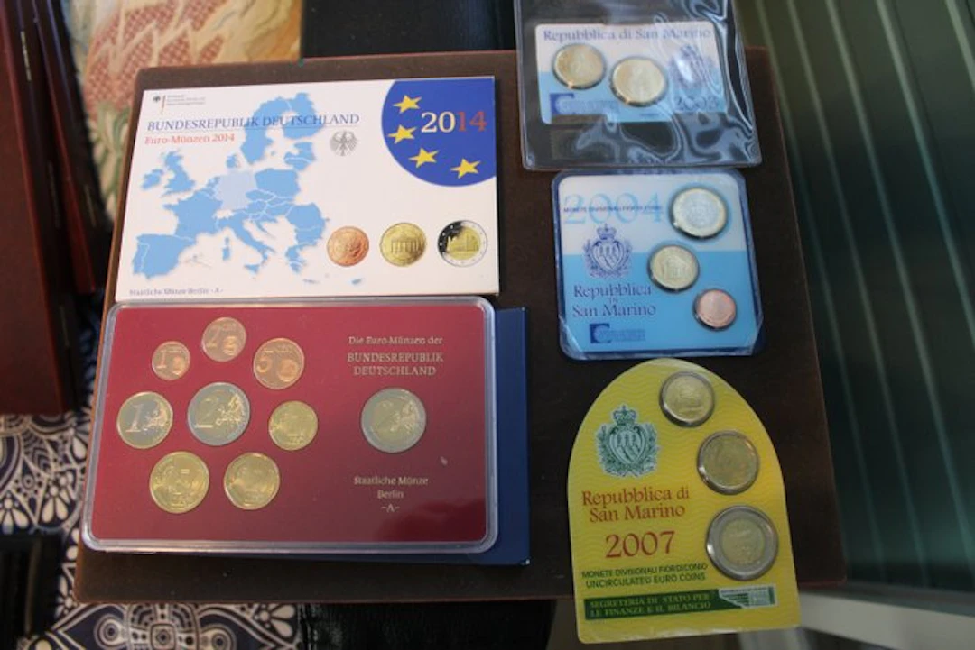 San Marino, Germany. Euro 2003/2014 (4 Items) (No reserve price)