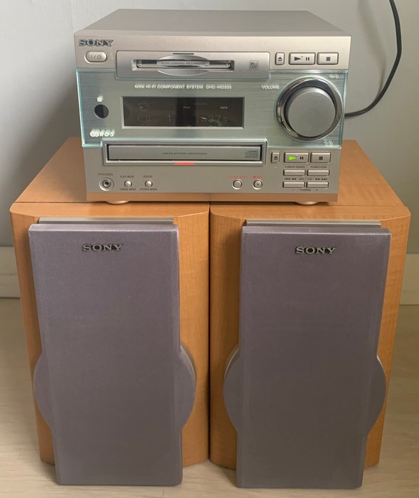 Sony - DHC‑MD333 Mini Hi-Fi Component System [CD & MiniDisc Sony - DHC‑MD333 Mini Hi-Fi Component System [CD & MiniDisc