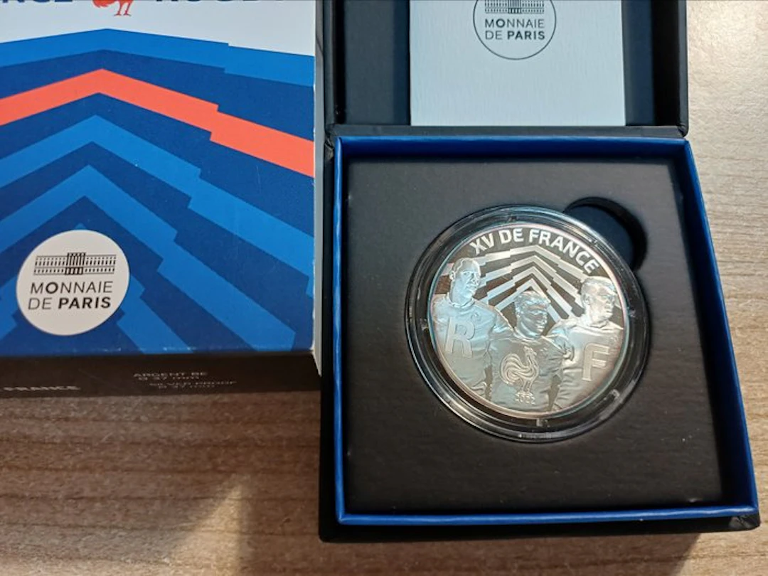 France. 10 Euro 2022 "XV de France - Rugby" Proof (No reserve price)