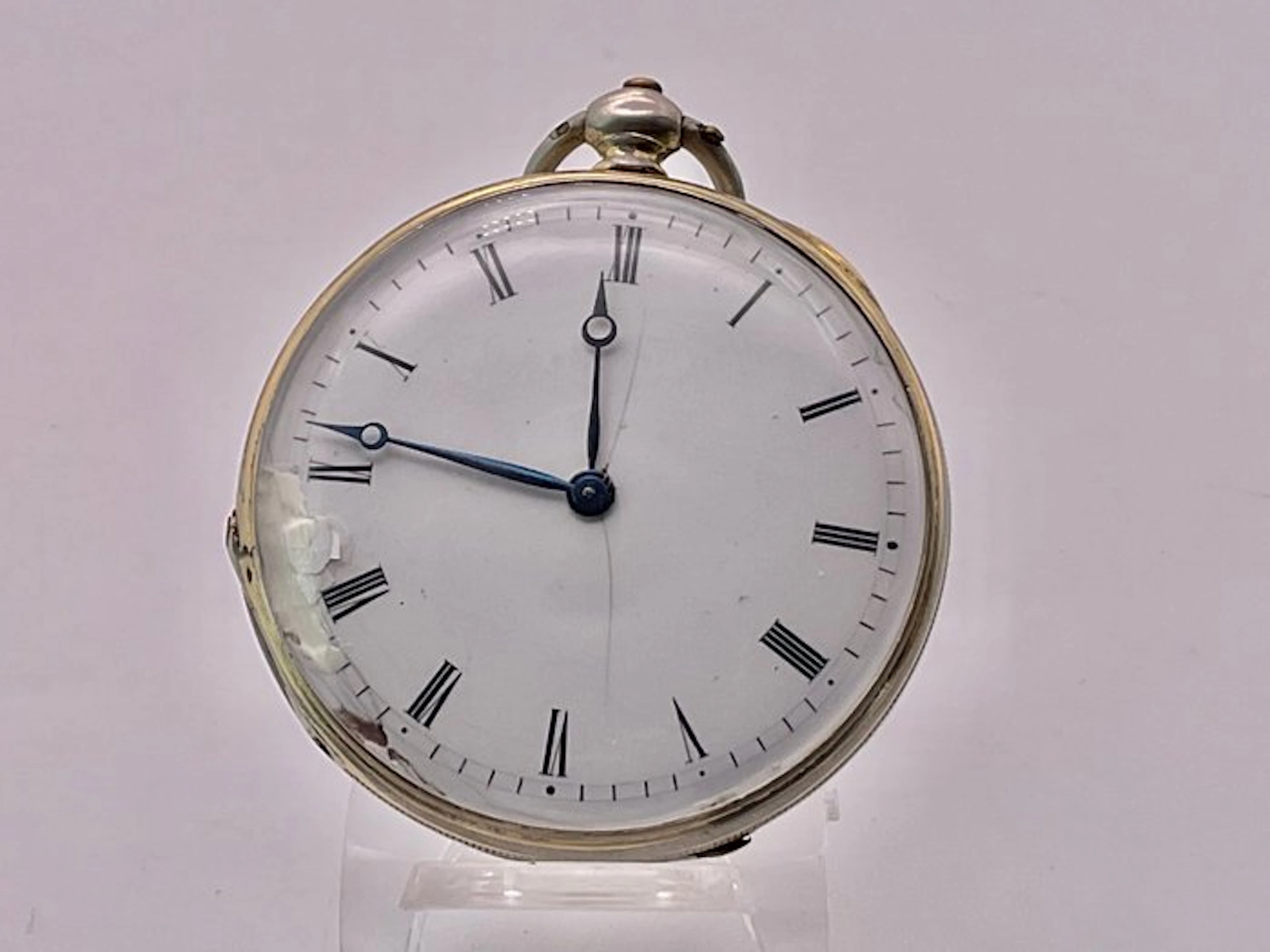 Cilindro Argento . 1860 . chiavetta antica . - 1850-1900