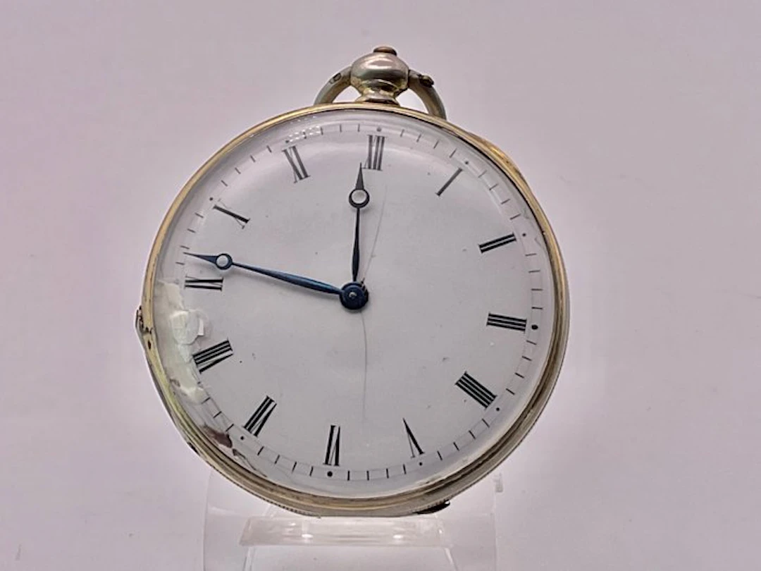 Cilindro Argento . 1860 . chiavetta antica . - 1850-1900