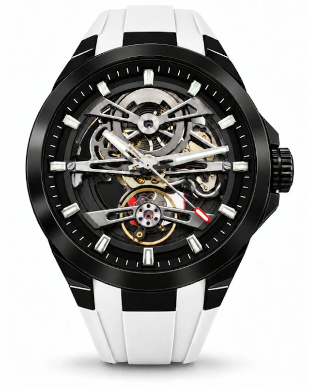 AKOR Le Locle - Noxium 01 White — Automatic Skeleton...