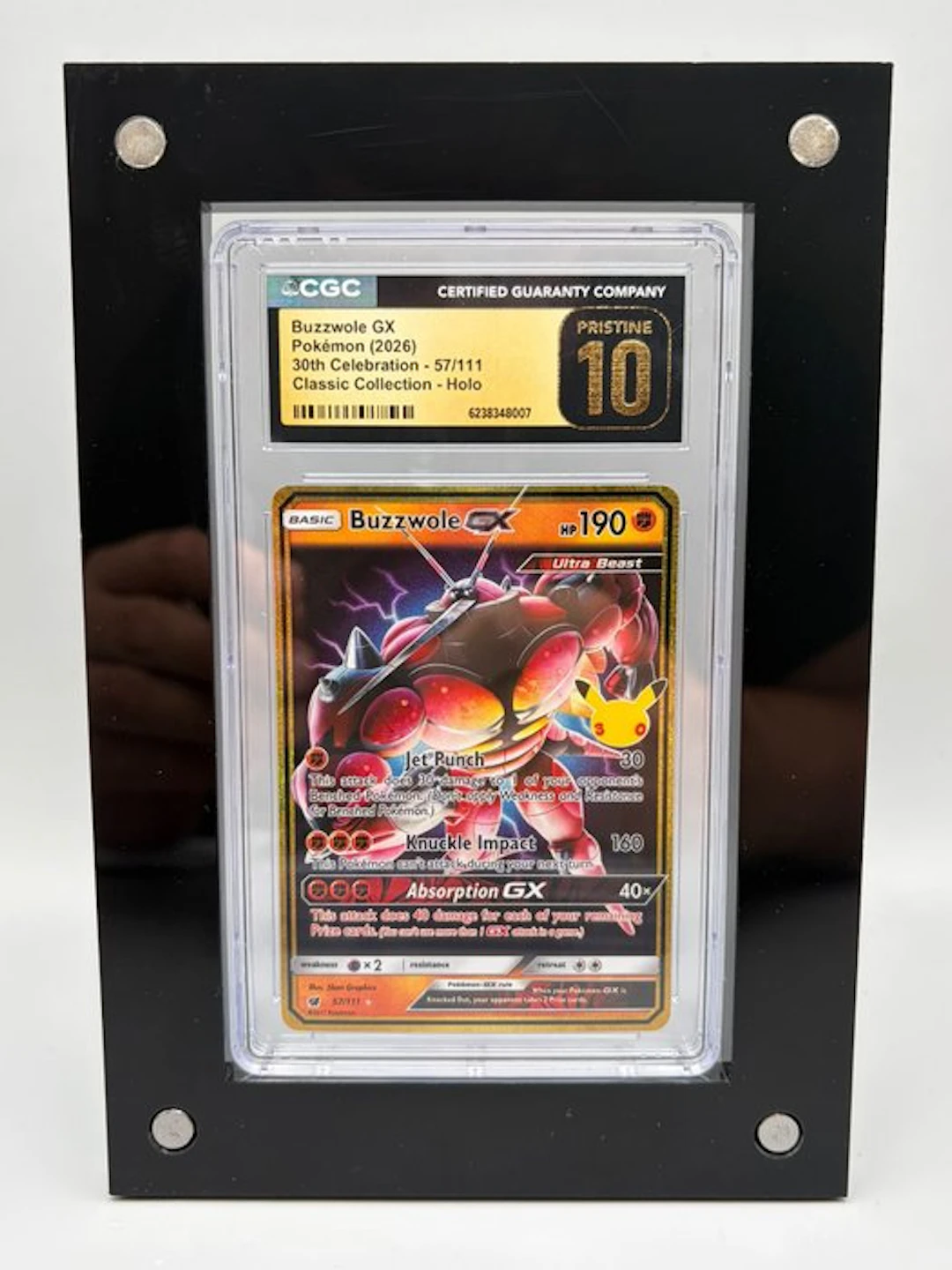 Pokémon - 1 Graded card - Buzzwole GX - 30th Celebration...