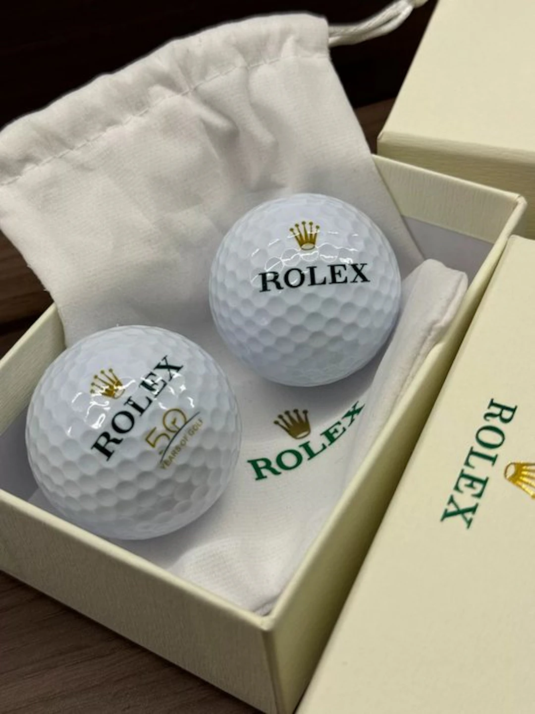 Rolex - Pelotas de golf Rolex de edición limitada del 50.º aniversario