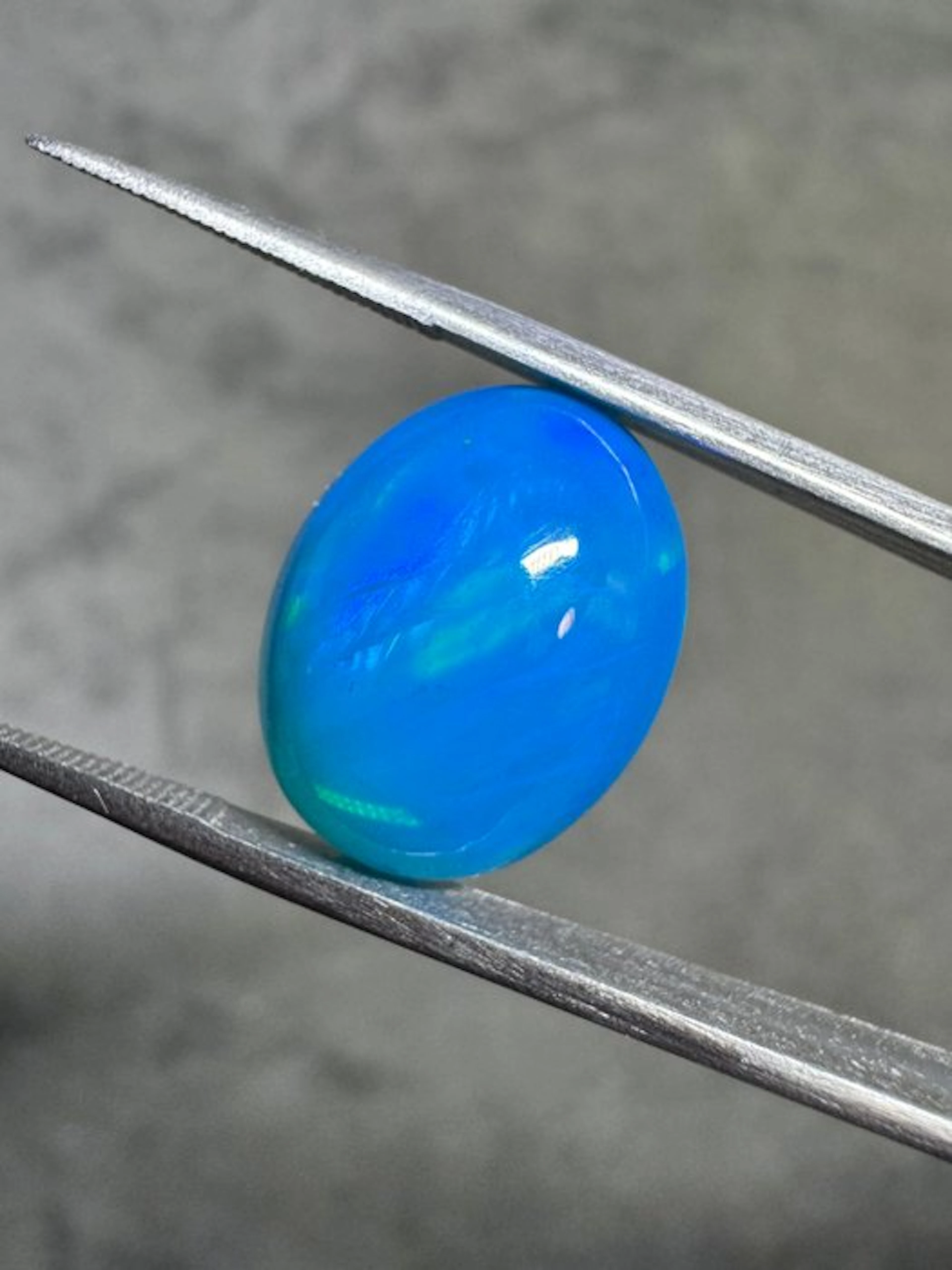 Natural Ethiopian blue opal