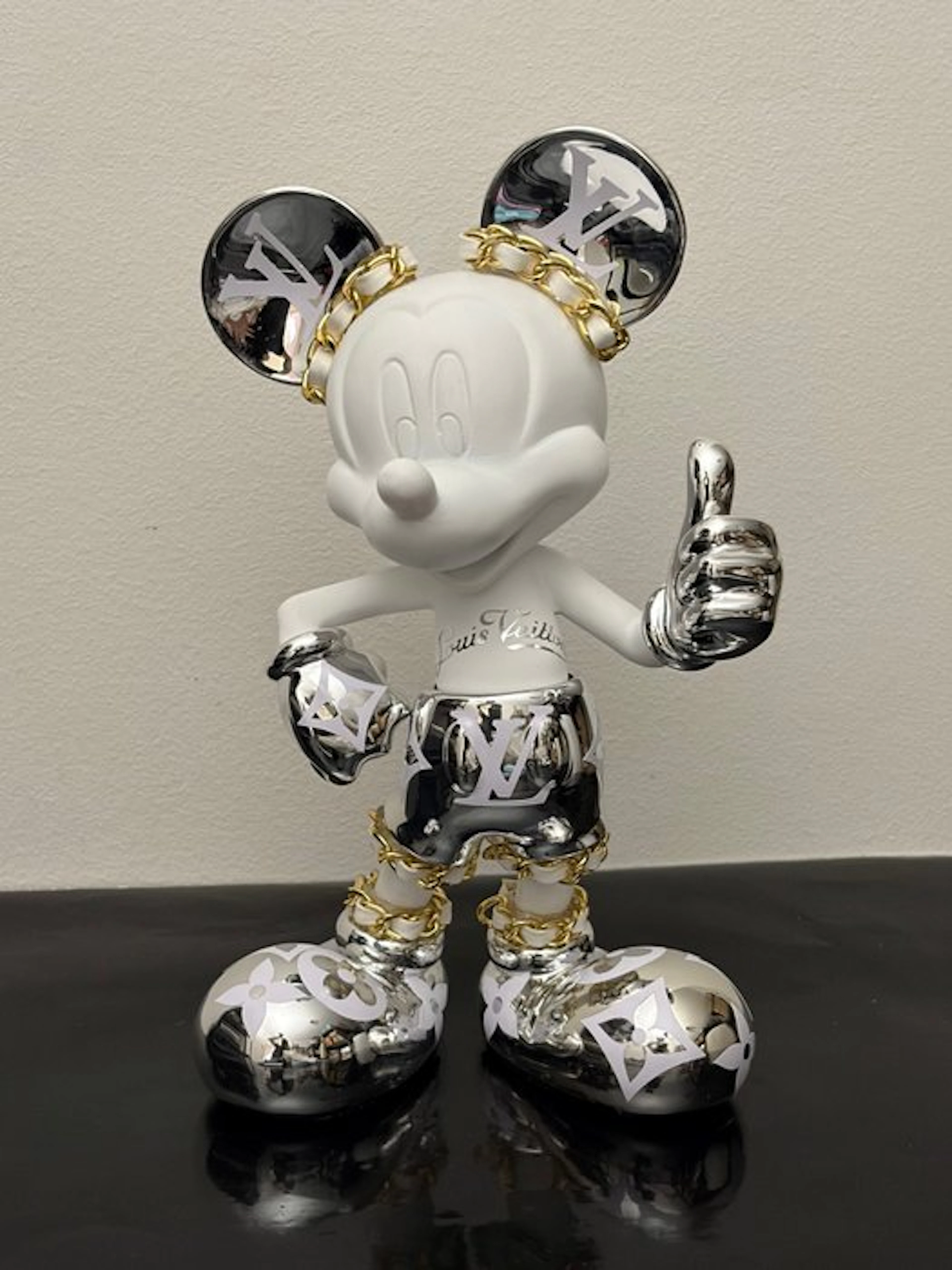 GF Exclusives - Chrome Colored Mickey Mouse Sculpture