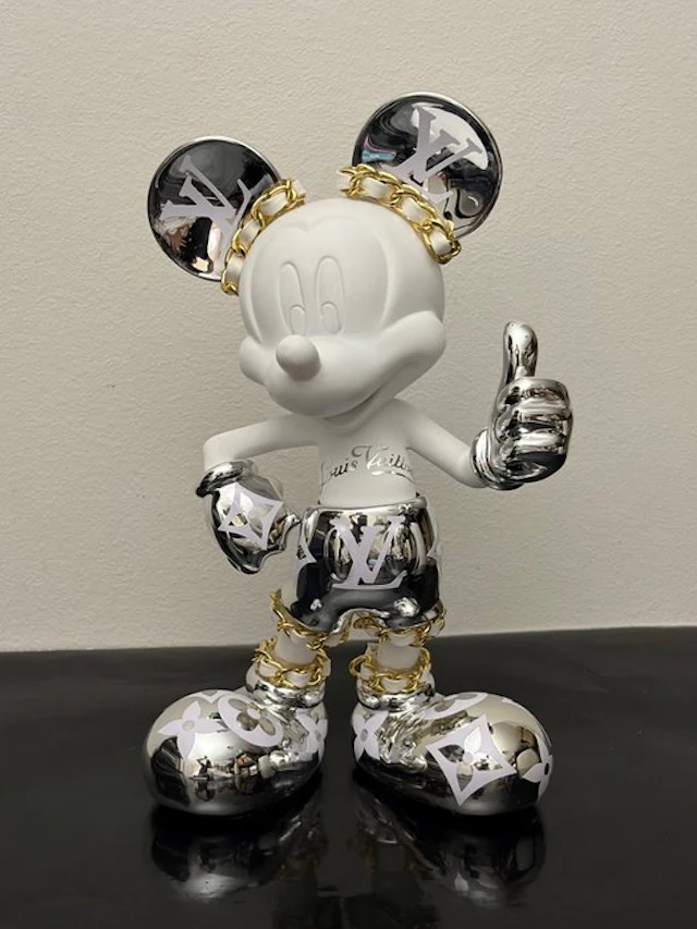 GF Exclusives - Chrome Colored Mickey Mouse Sculpture