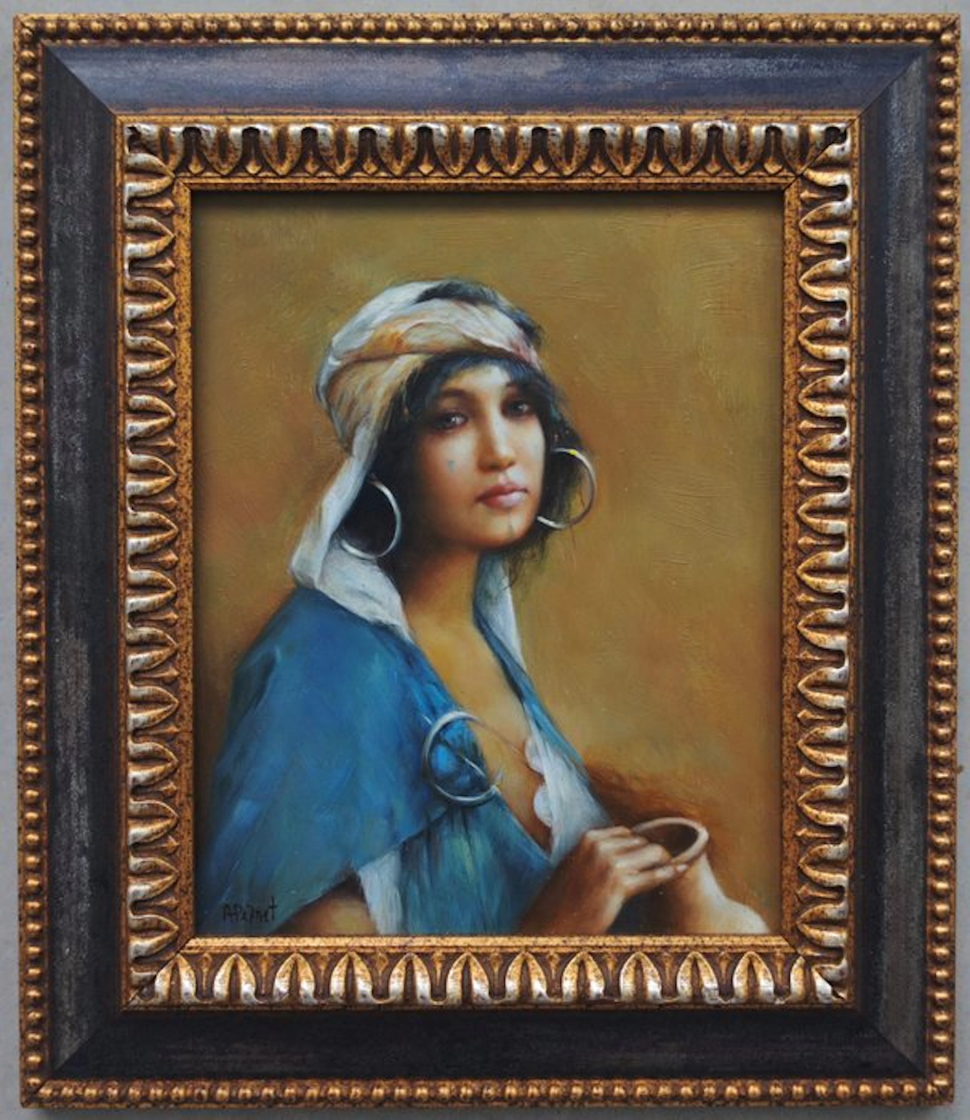 École orientaliste française (XX) - Jeune femme orientale - NO RESERVE