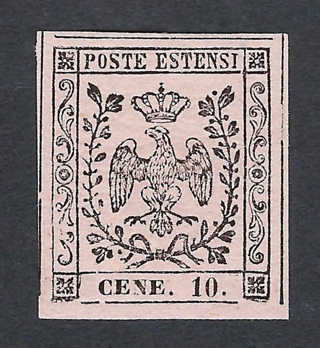 Italian Ancient States - Modena 1852 - Aquila estense e...