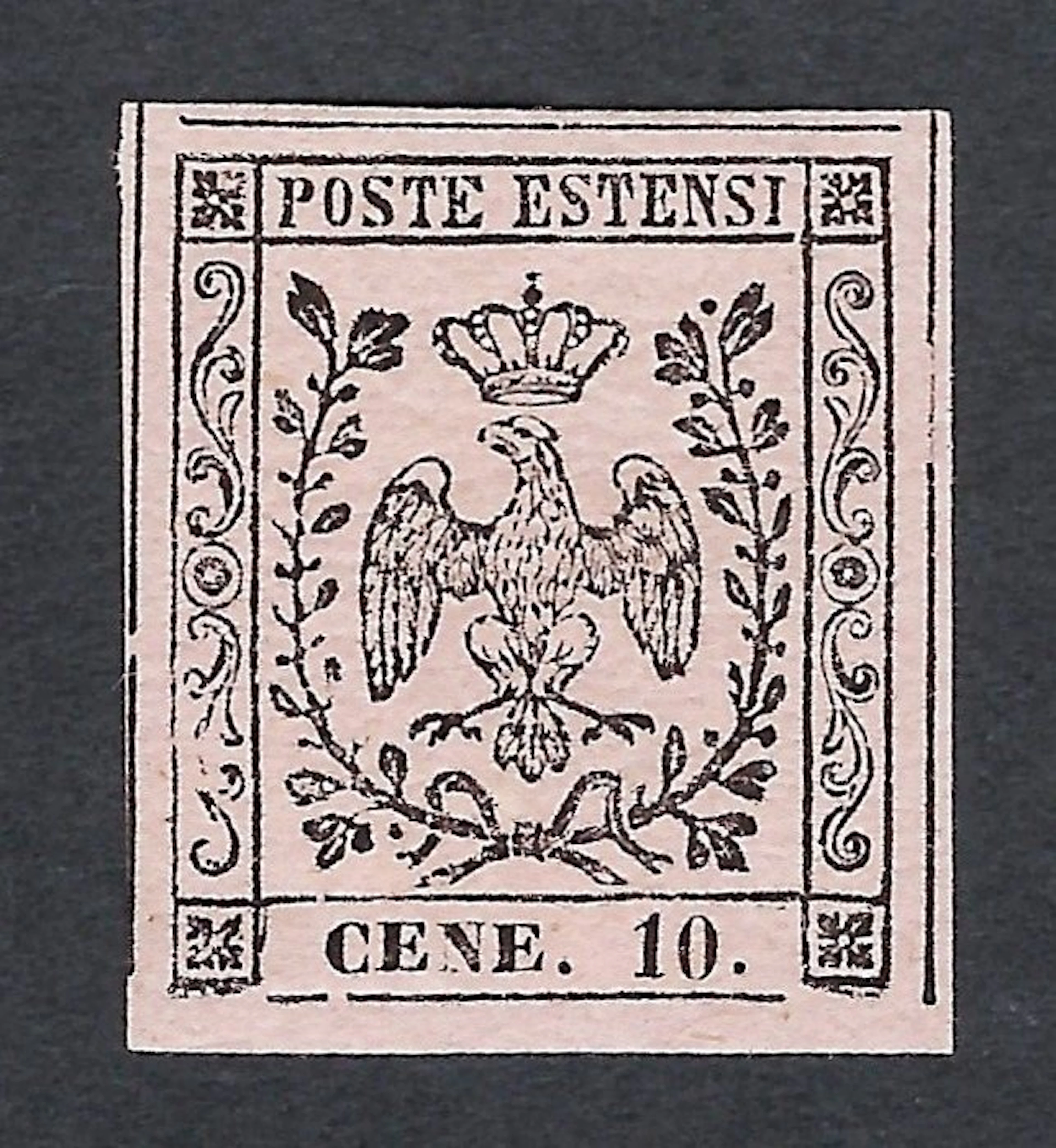 Italian Ancient States - Modena 1852 - Aquila estense e...