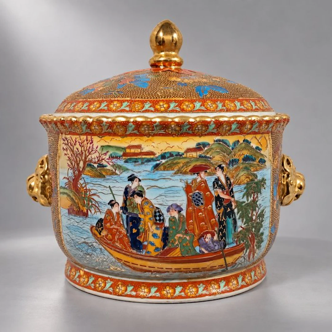 Jar - Porcelain - porcelain-lidded pot