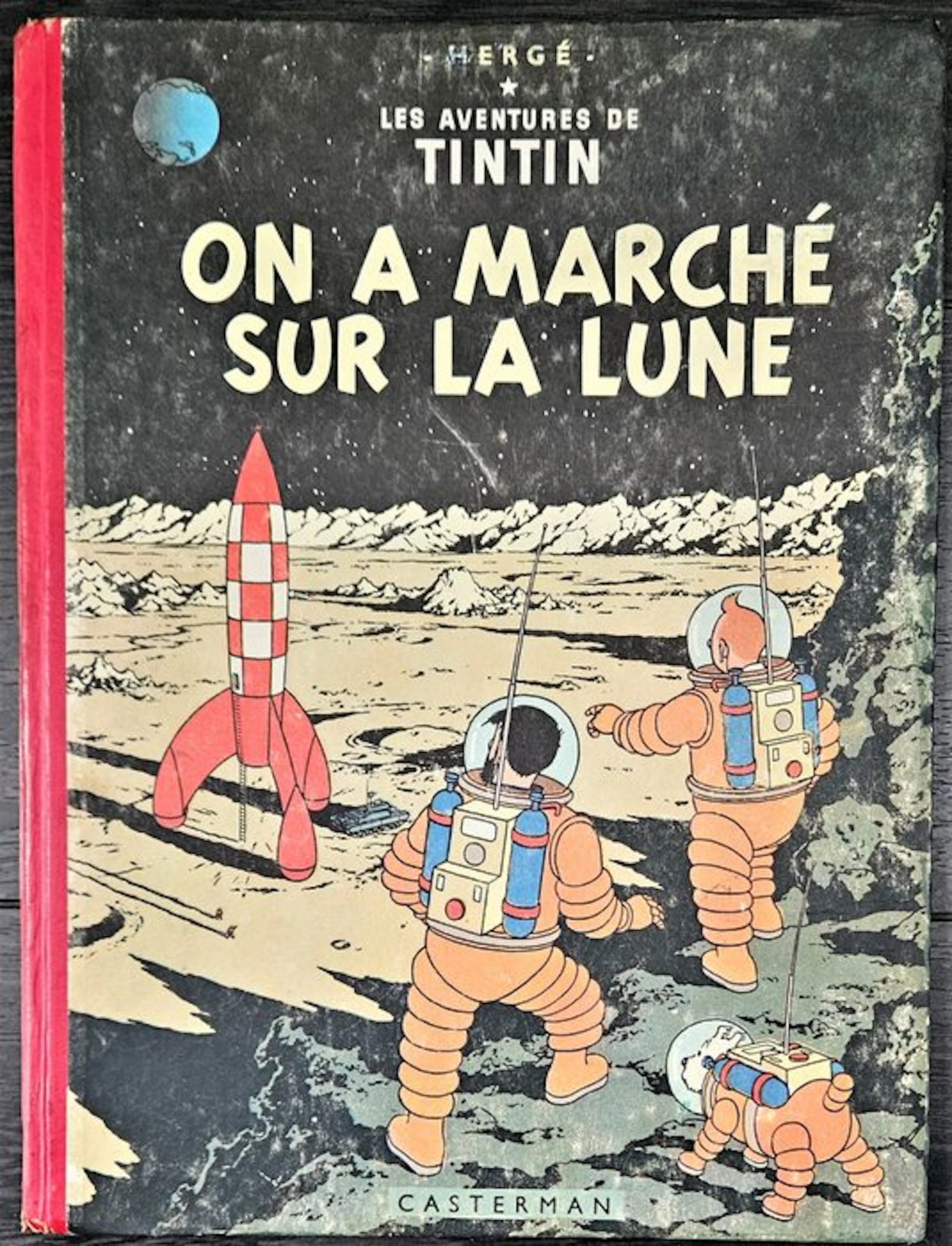 Tintin T17 - On a marché sur la lune B11 - 1 Album - First edition - 1954