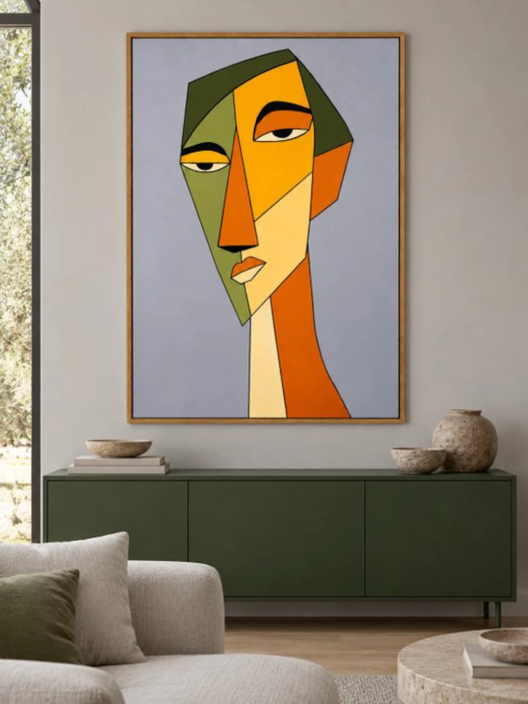 Marcel Mendez - Fragmented Face #152 -XL- ( No reserve )