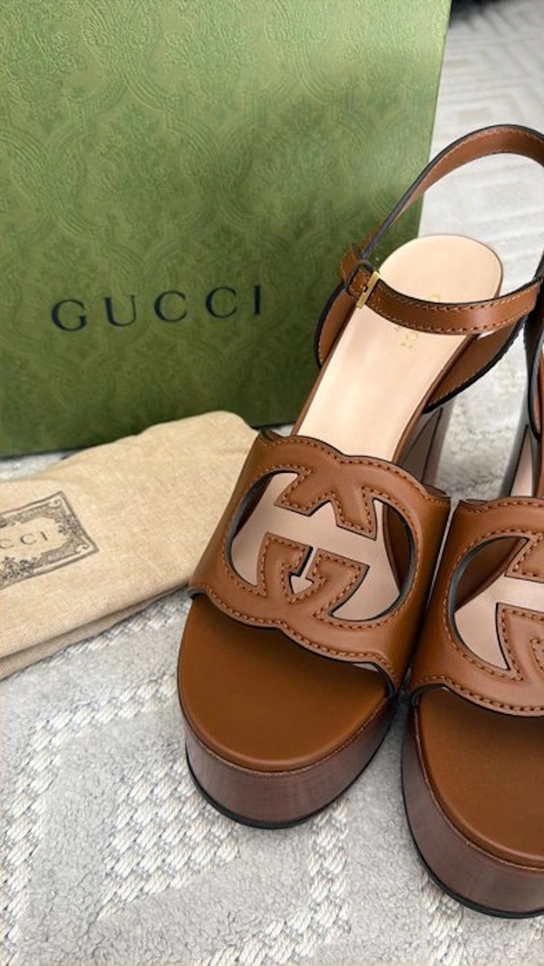 Gucci - Heeled sandals - Size: EU 41.5 - New in box