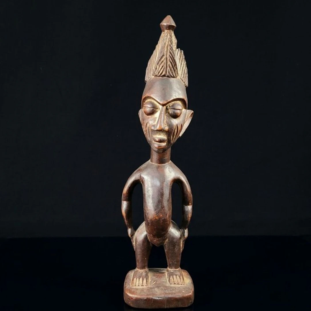 Ere Ibeji - Sculpture - Twin figurine - 33 cm - Nigeria (No reserve price)