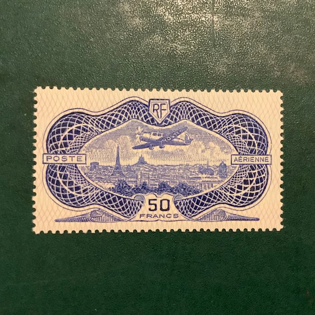 France 1936 - 50 Fr flight over Paris Banknote - MH - Yvert PA 15