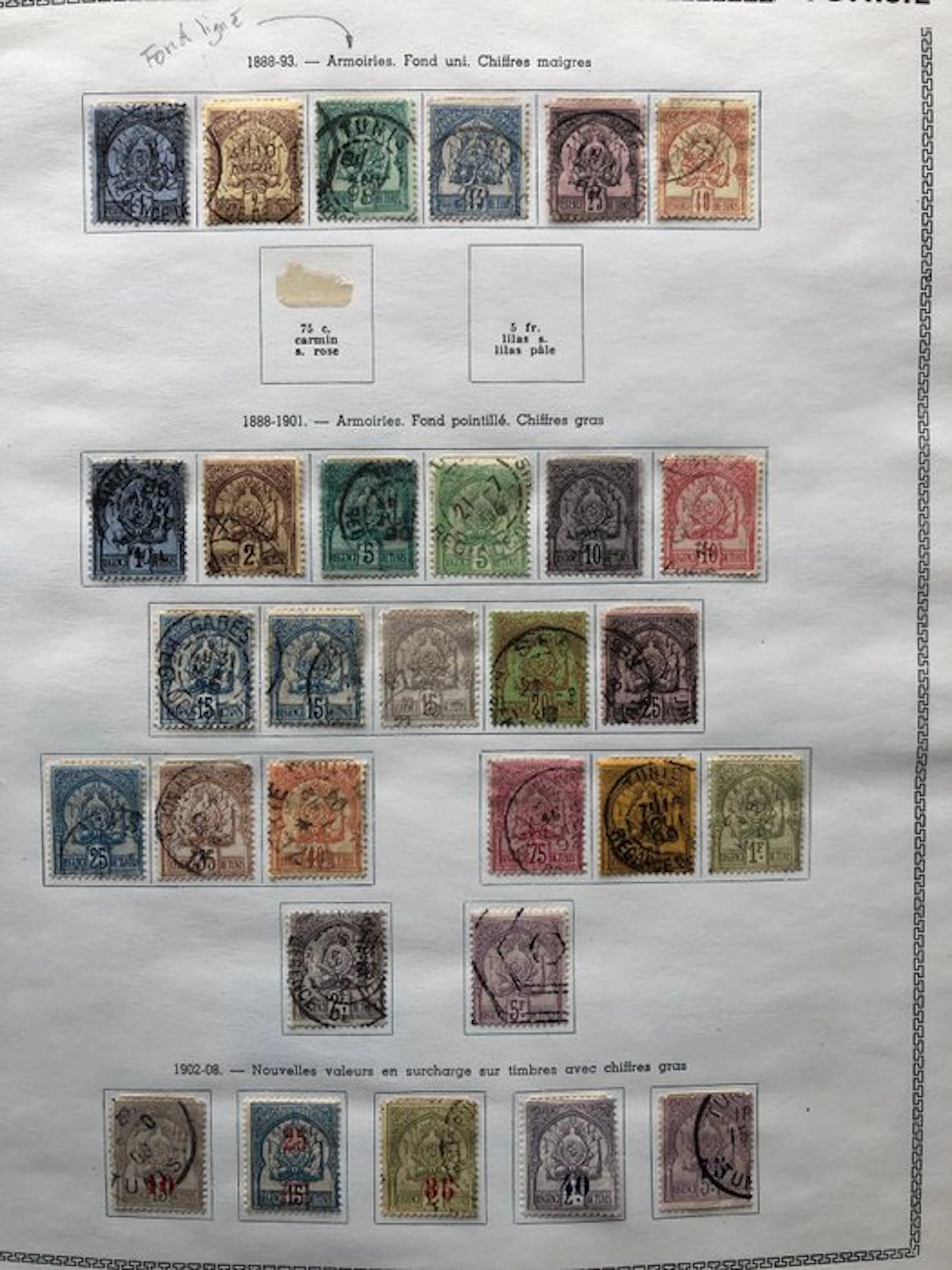 French Colony - Tunisia before independence, priced at 4,000 euros.