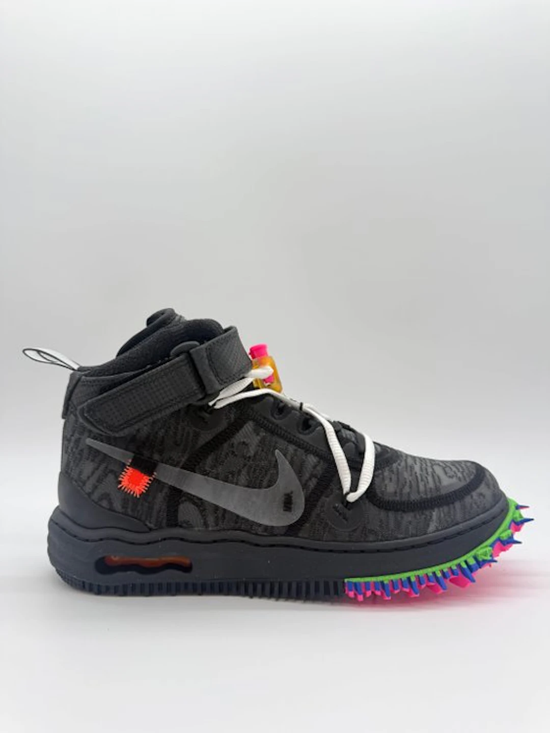 Nike - Nike Air Force 1 Mid Off-White Black - Sneakers - Size: EU 41
