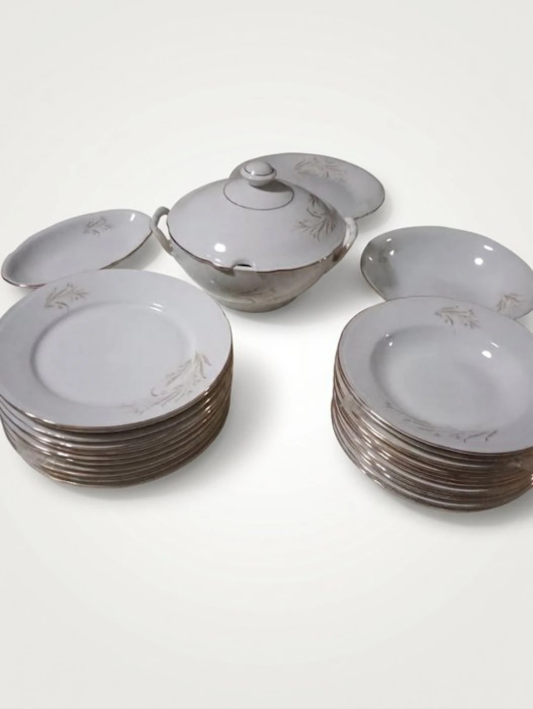 Plate (27) - Porcelain - Richard Ginori plates