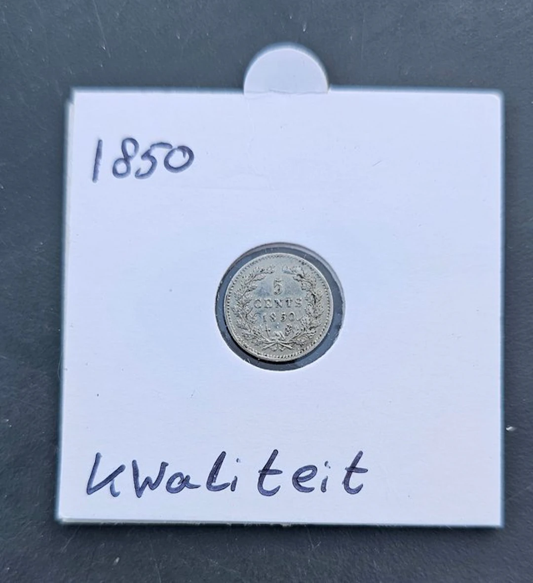 Netherlands. Willem III. 5 Cents 1850 (No reserve price)