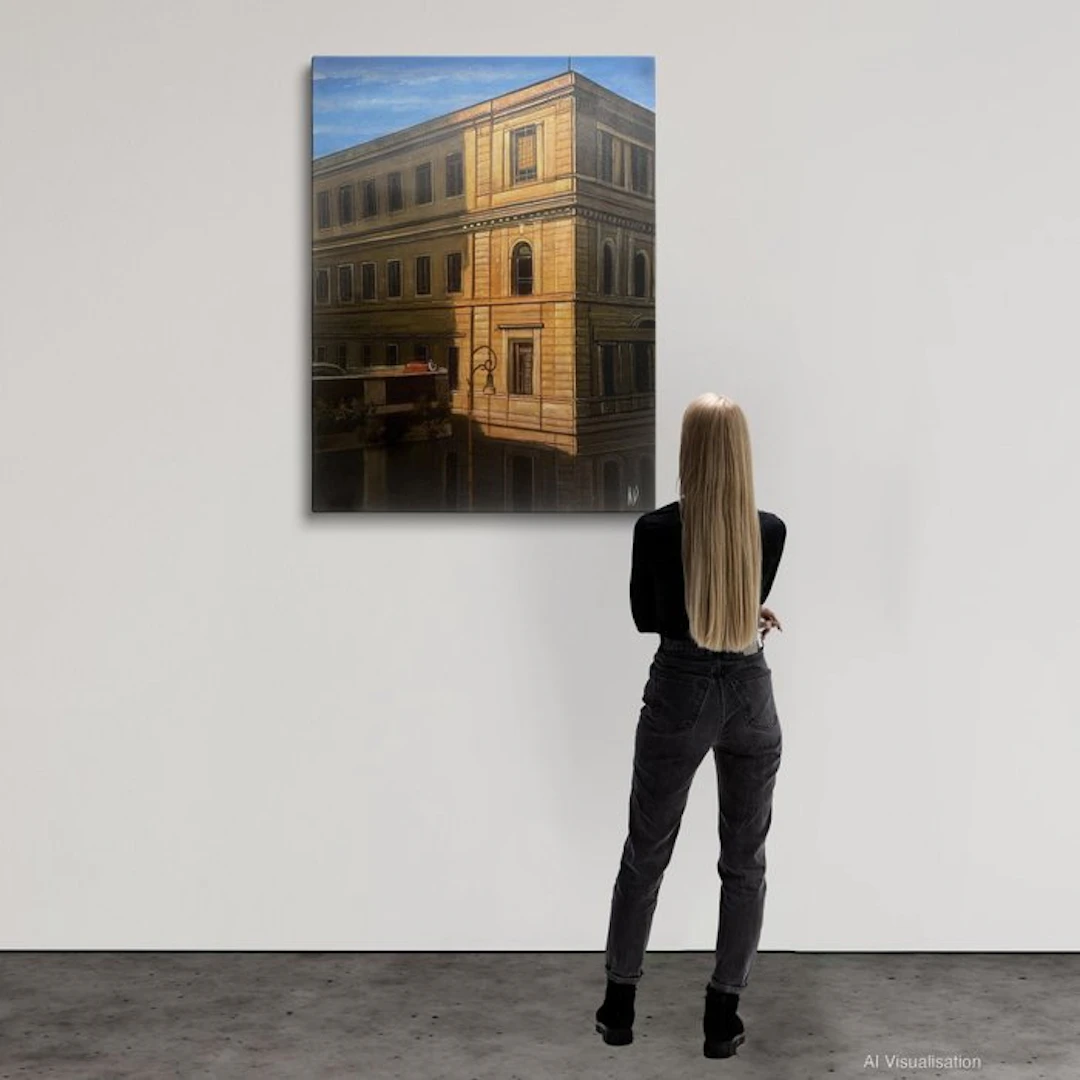 Anne Dias (1985) - (100% Hand painted) - The Sun s Perspective