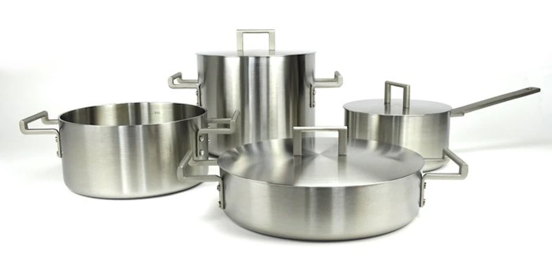 Alessi - Jasper Morrison - Cooking pot set - ''Convivio''...