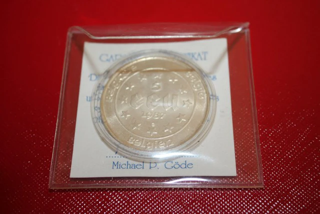 Belgium. 5 Ecus 1987 (No reserve price)