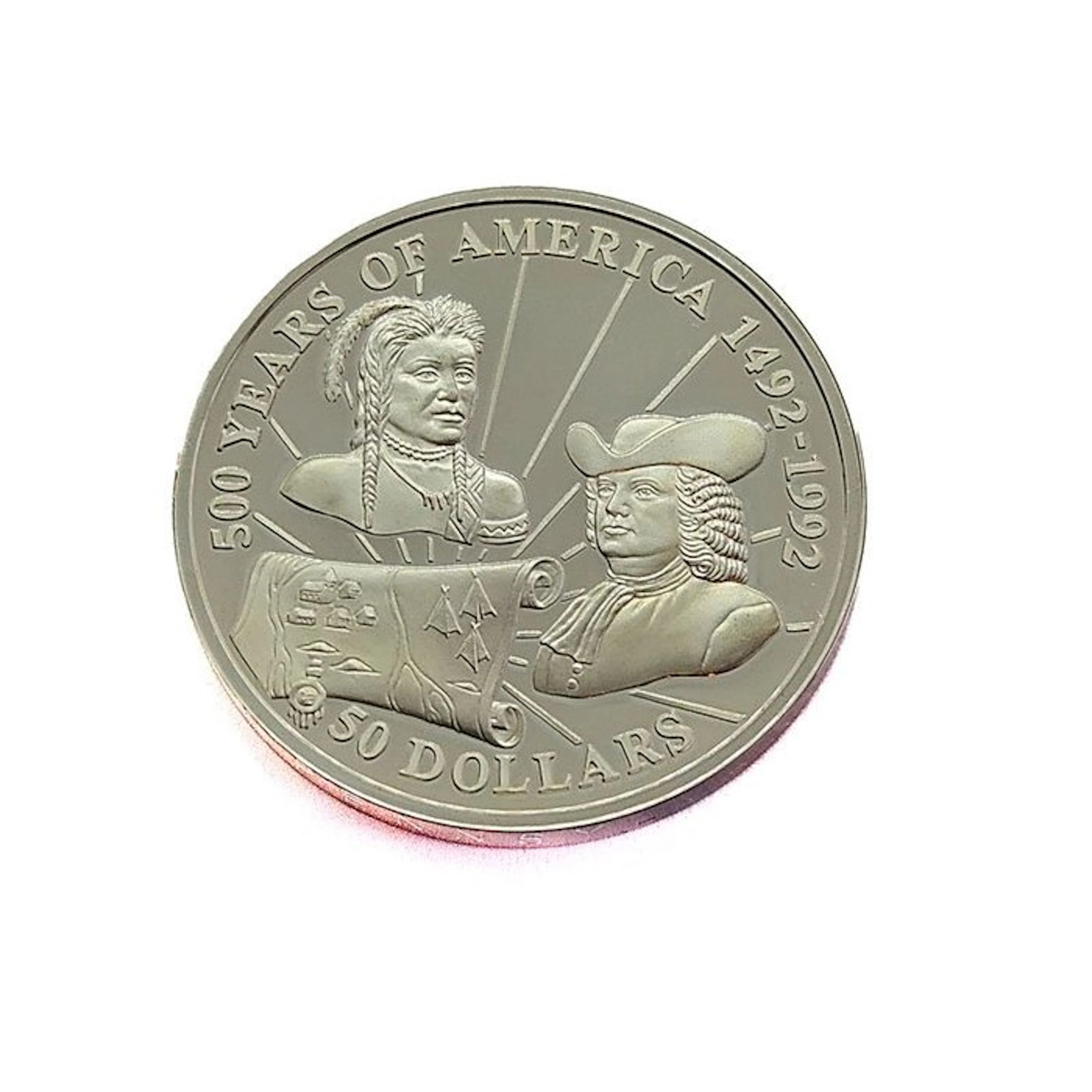 Cook Islands. 50 Dollars 1993 William Penn